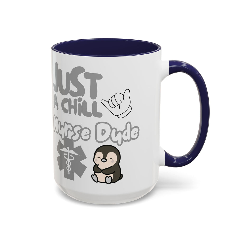 Chill Nurse Dude Insulated Medical Travel Mug 11/15oz(Grey|White)Travel Mug For Medical Professionals| Healthcare Travel Cup For Men|