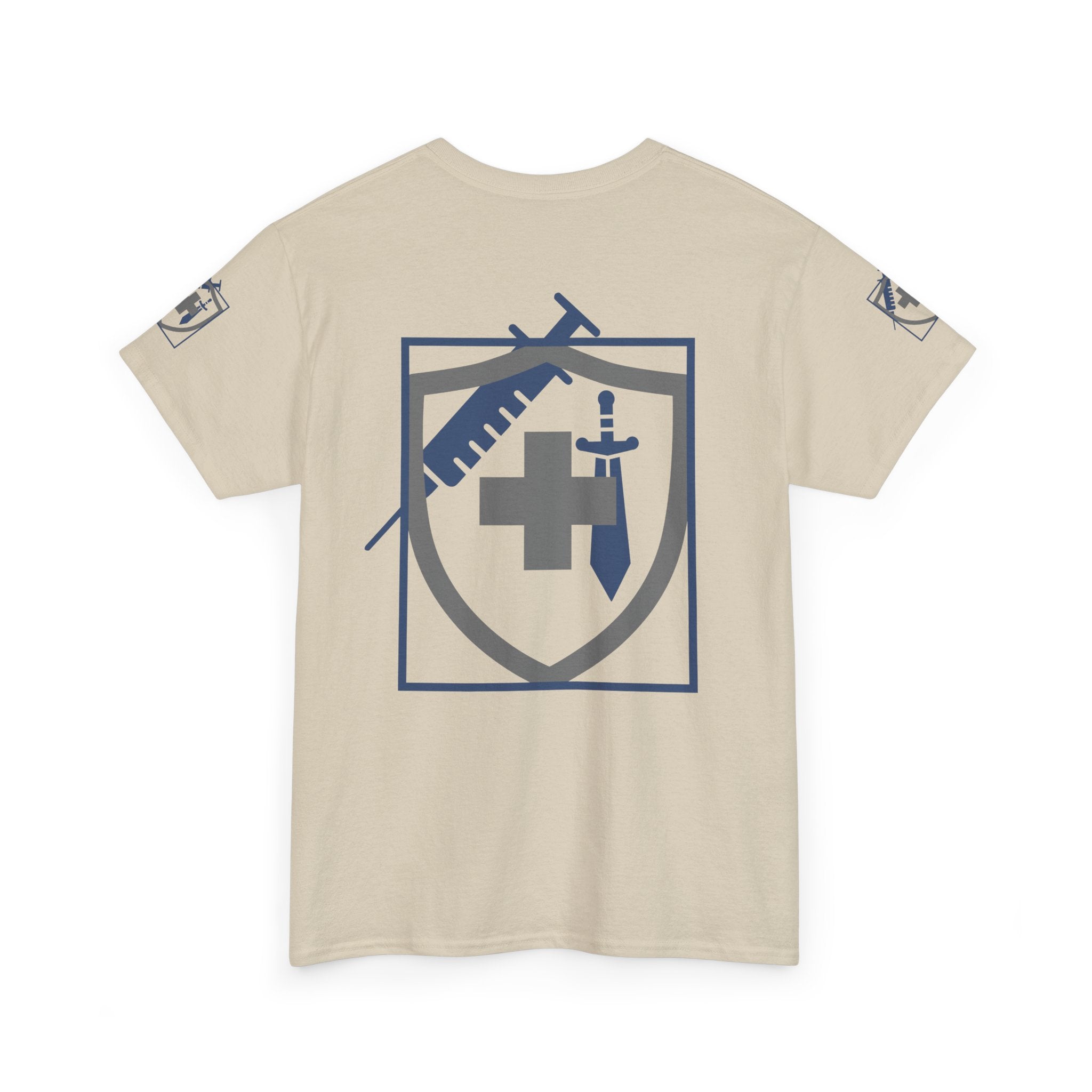 COVID Warrior Nurse & EMS T-Shirt(Blue|Grey) | Medical Staff Tribute Tee | EMS Casual Tee |