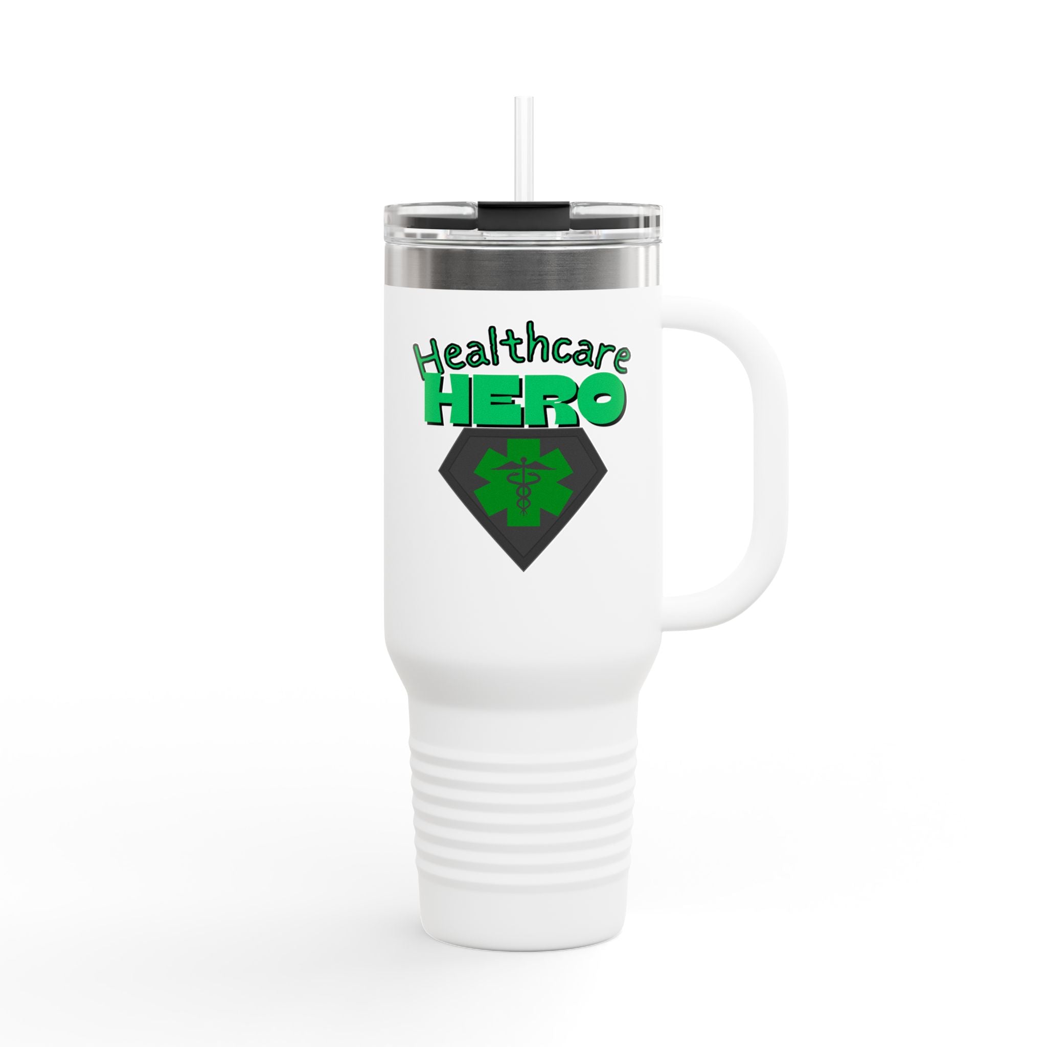 Healthcare Hero St. Patrick's Day 40oz Insulated Travel Mug| Travel Mug For Medical Workers | EMS Travel Mug | Healthcare Mug |
