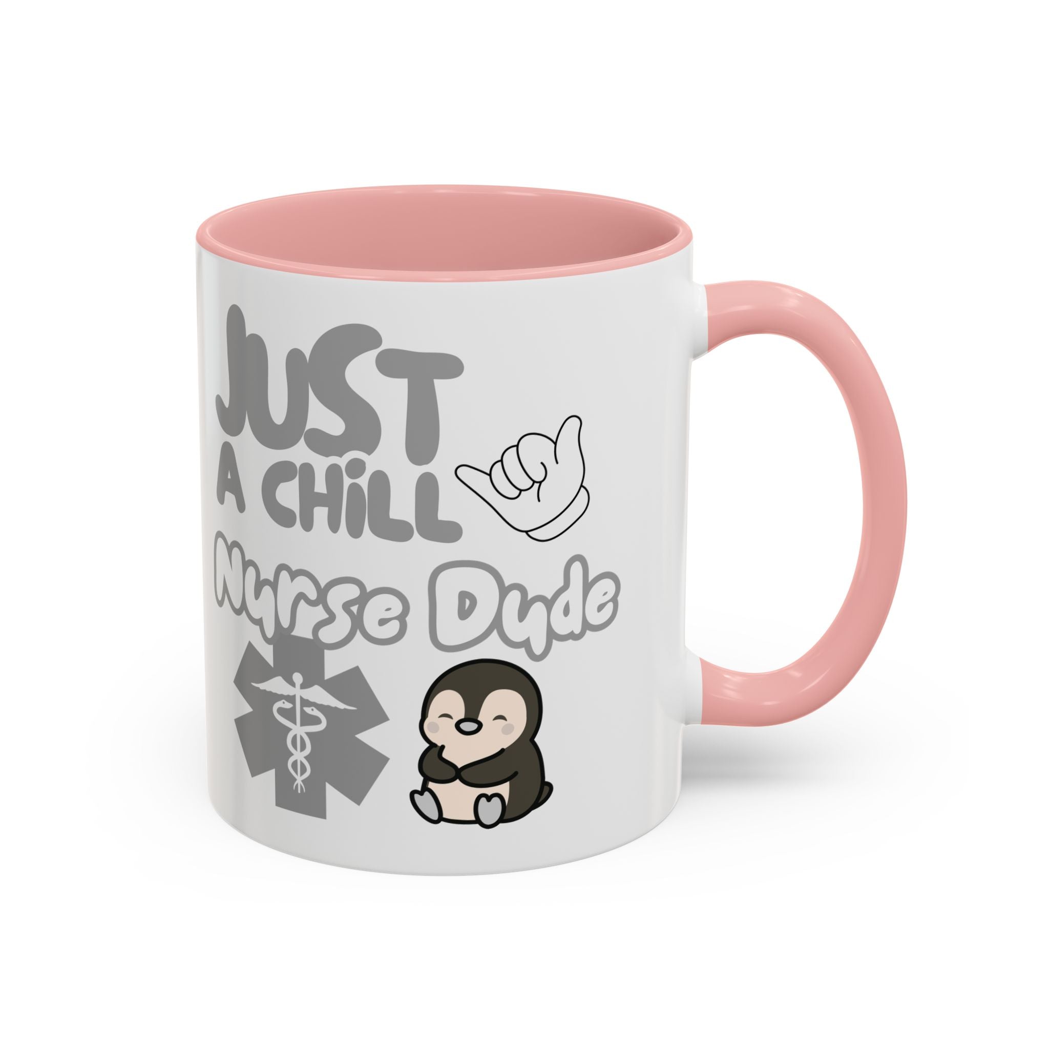 Chill Nurse Dude Insulated Medical Travel Mug 11/15oz(Grey|White)Travel Mug For Medical Professionals| Healthcare Travel Cup For Men|