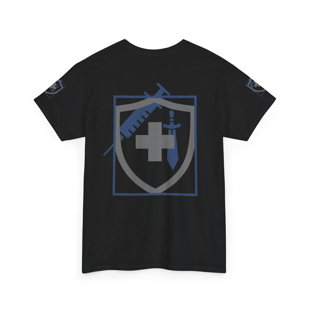 COVID Warrior Nurse & EMS T-Shirt(Blue|Grey) | Medical Staff Tribute Tee | EMS Casual Tee |