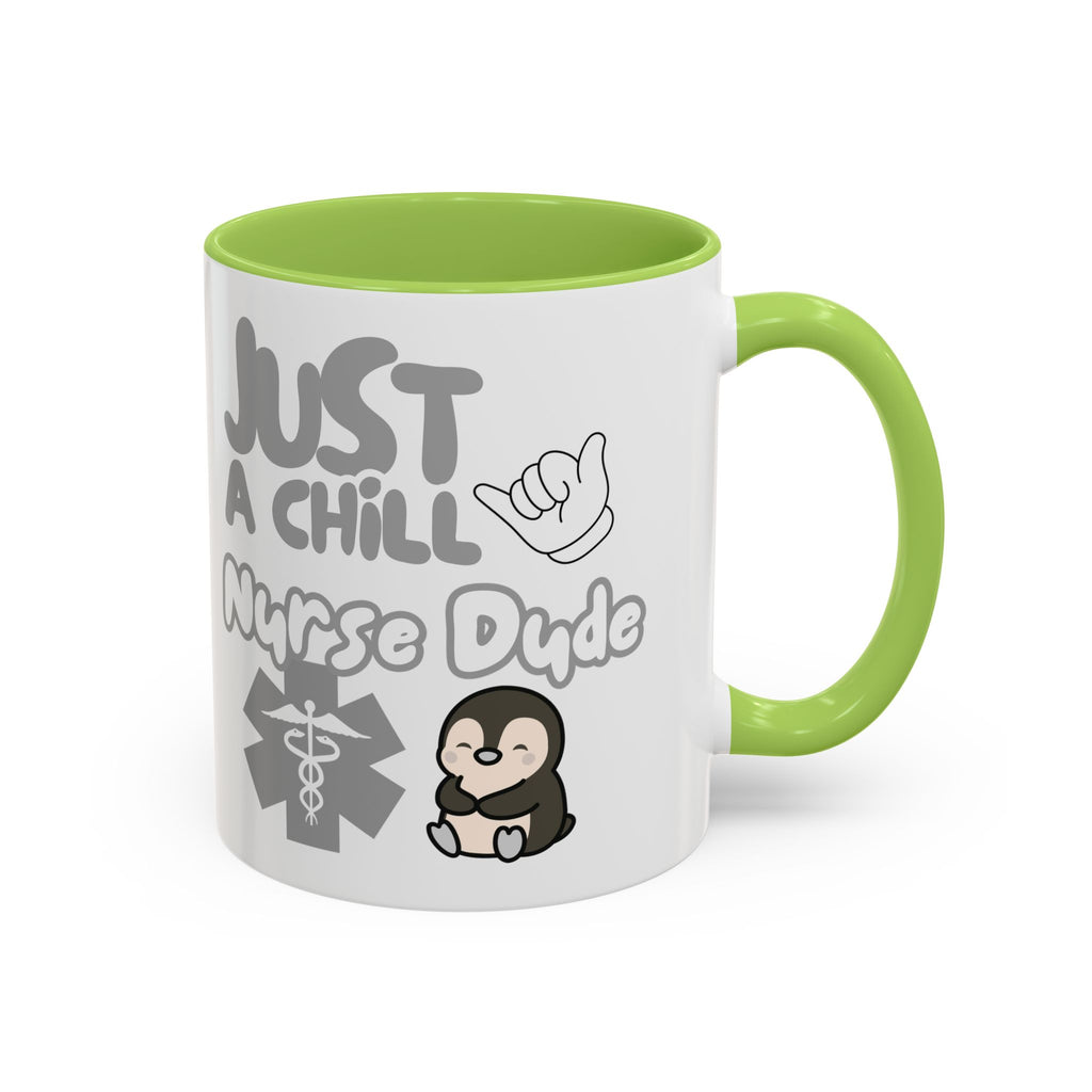 Chill Nurse Dude Insulated Medical Travel Mug 11/15oz(Grey|White)Travel Mug For Medical Professionals| Healthcare Travel Cup For Men|