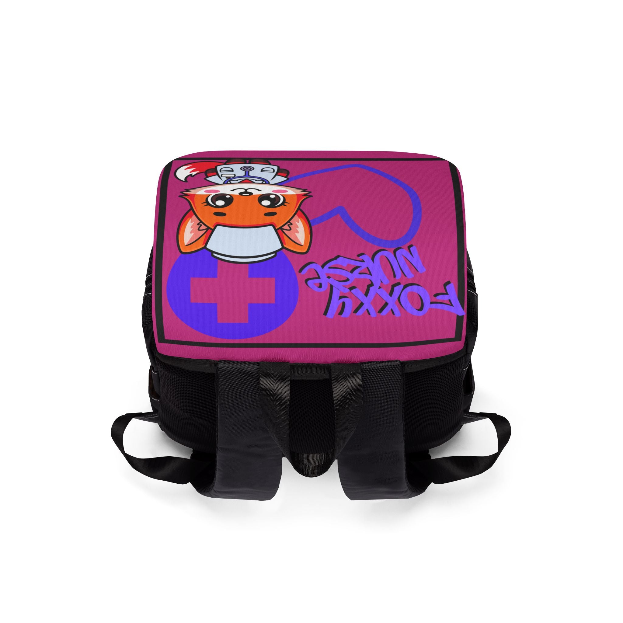 Foxxy Nurse Backpack(Purple|Pink) | Cute Medical Staff Shoulder Bag | Cute Nurse Backpack |