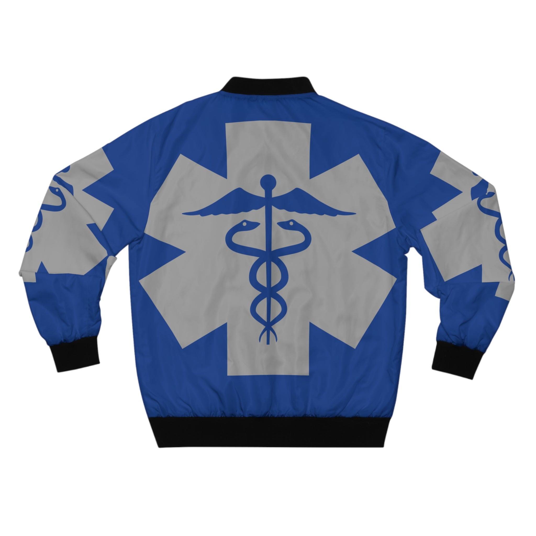 Chill Nurse Dude Medical Bomber Jacket(Grey|White|Blue) | Cool EMT Jacket|Healthcare Jacket for Men| Mens Nurse Jacket|Nurse For Him |