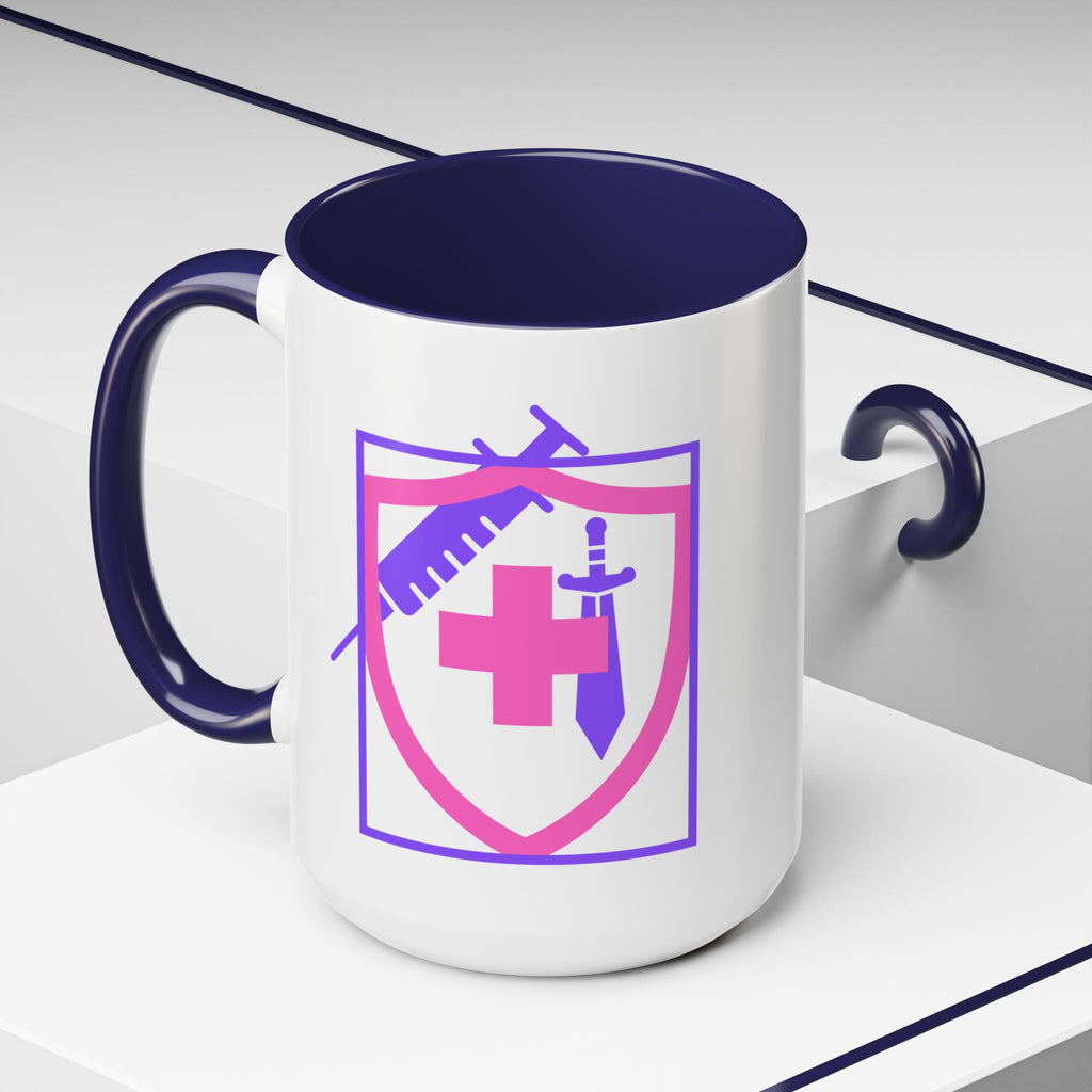 COVID Warrior Coffee Mug |  Accent Mug For Medical Staff | Work Cup for Nurses| Medical Work Mug |
