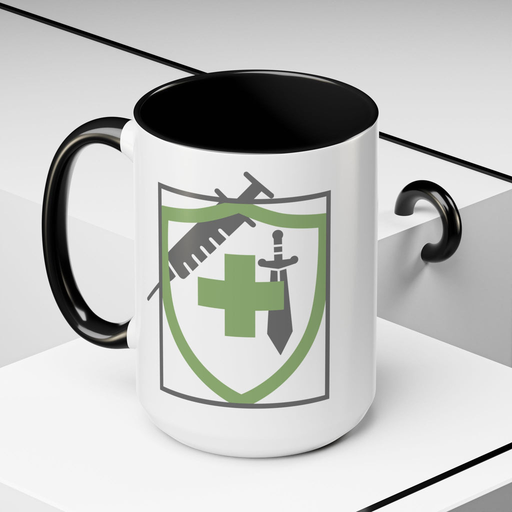COVID Warrior Coffee Mug |Medical Staff Accent Mug 11/15 oz | Hospital Work Cup |
