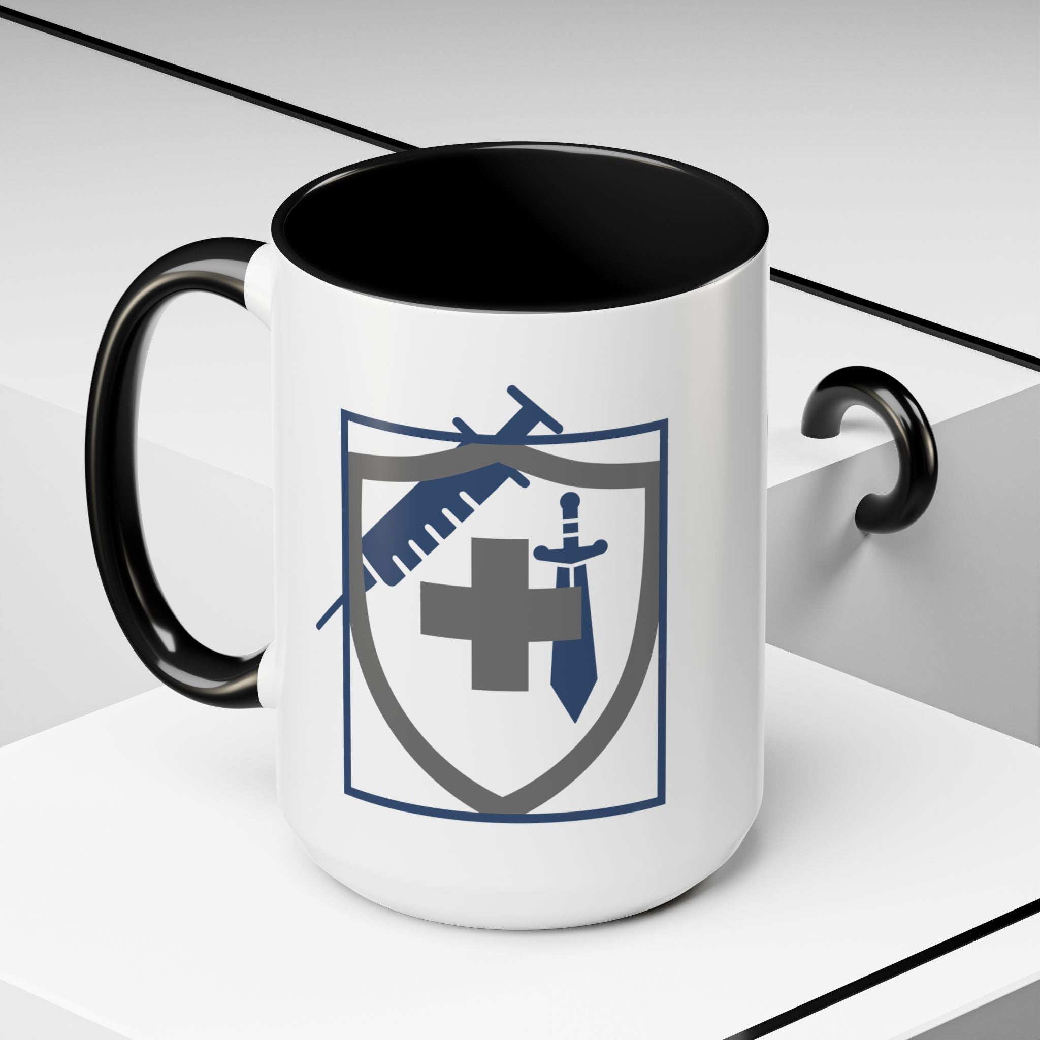 COVID Warrior Coffee Mug | Medical Staff Accent Mug 11/15oz | Work Cup For Frontline Workers |