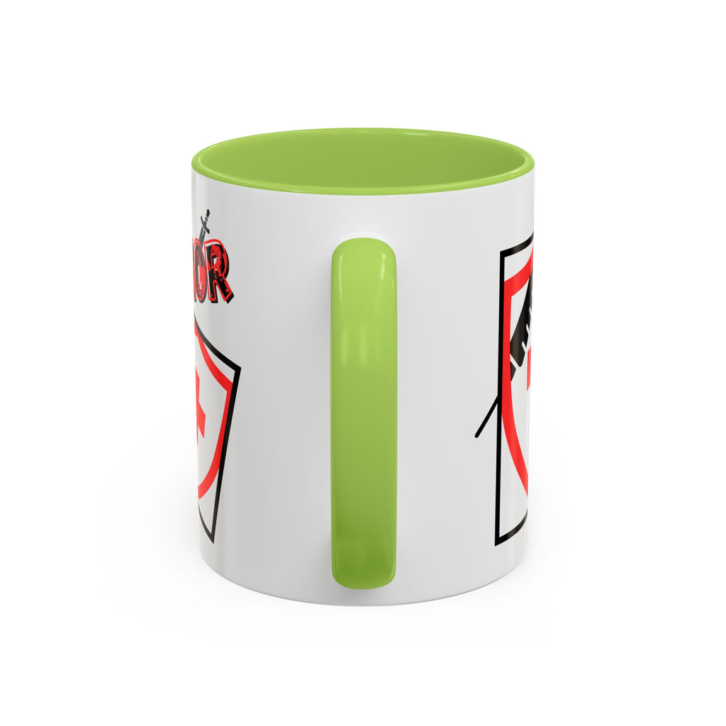 COVID Warrior Coffee Mug(Red|Black) | Vaccine Shield Accent Mug 11/15oz| Medical Staff Work Mug |