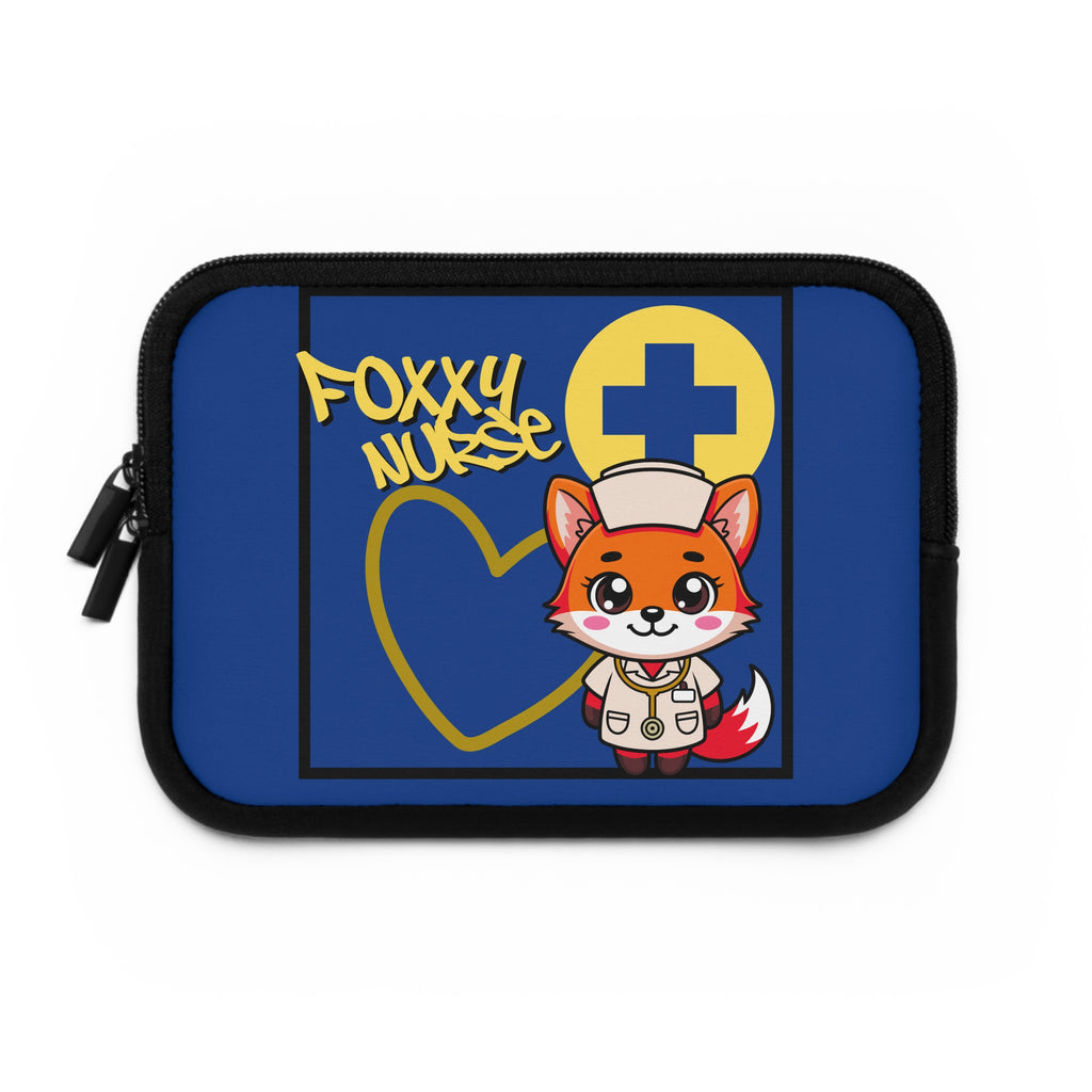 Foxxy Nurse Laptop Sleeve(Yellow|Blue|)|Laptop/Tablet Case for Nurses & Doctors| Tablet Sleeve For Medical Workers |Medical Symbol Protective Case for Nurses & EMTs