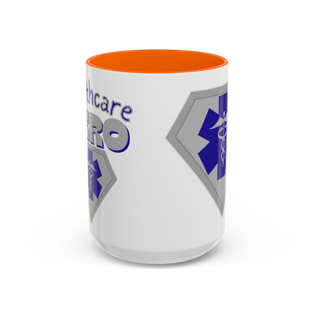 Healthcare Hero Coffee Mug | EMS Accent Mug (11/15oz)| Work Mug For Medical Workers|