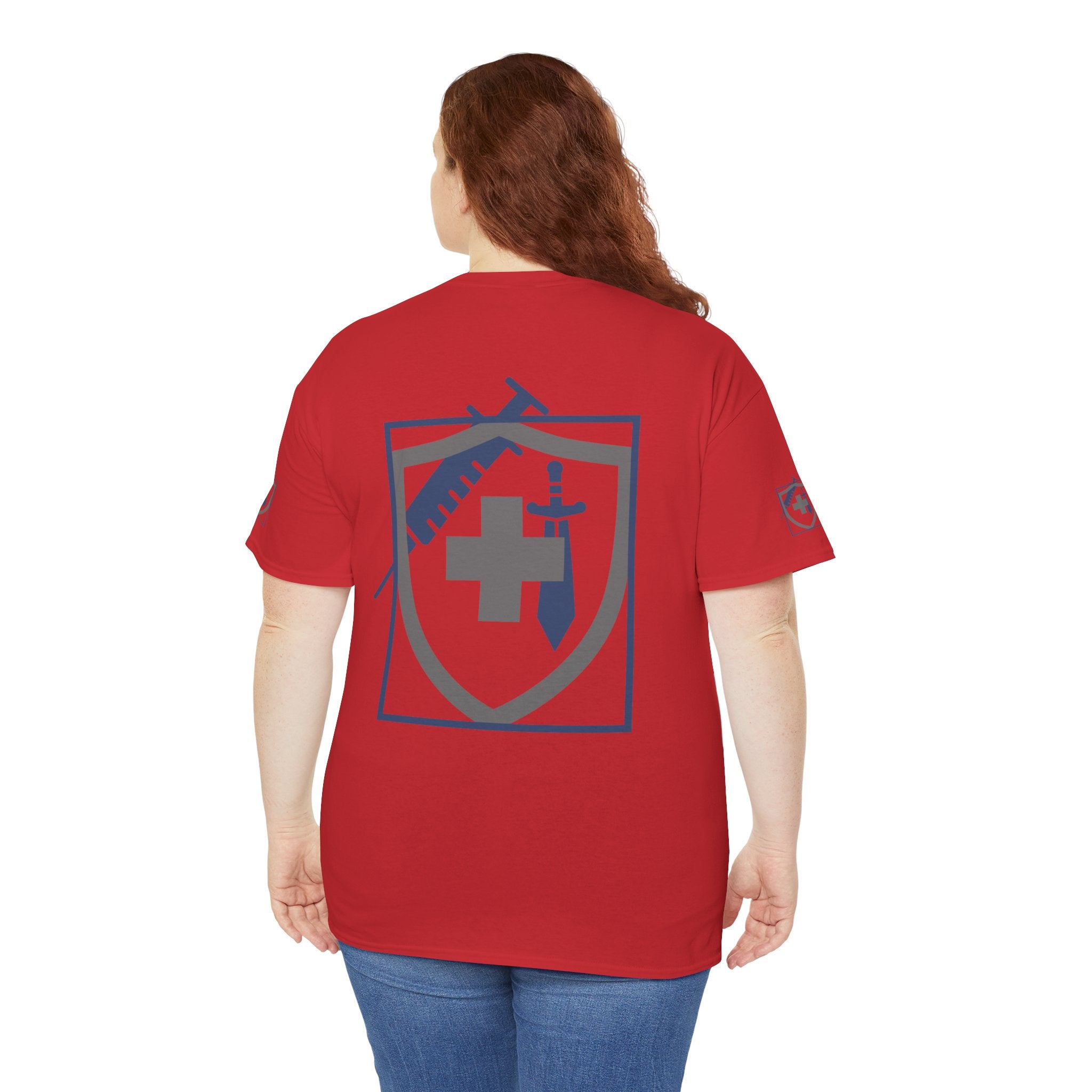 COVID Warrior Nurse & EMS T-Shirt(Blue|Grey) | Medical Staff Tribute Tee | EMS Casual Tee |
