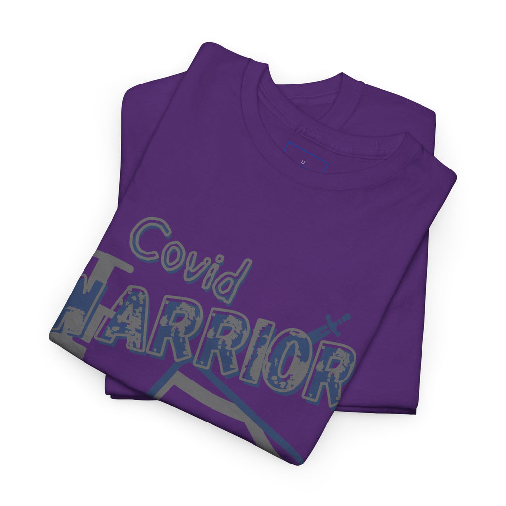 COVID Warrior Nurse & EMS T-Shirt(Blue|Grey) | Medical Staff Tribute Tee | EMS Casual Tee |
