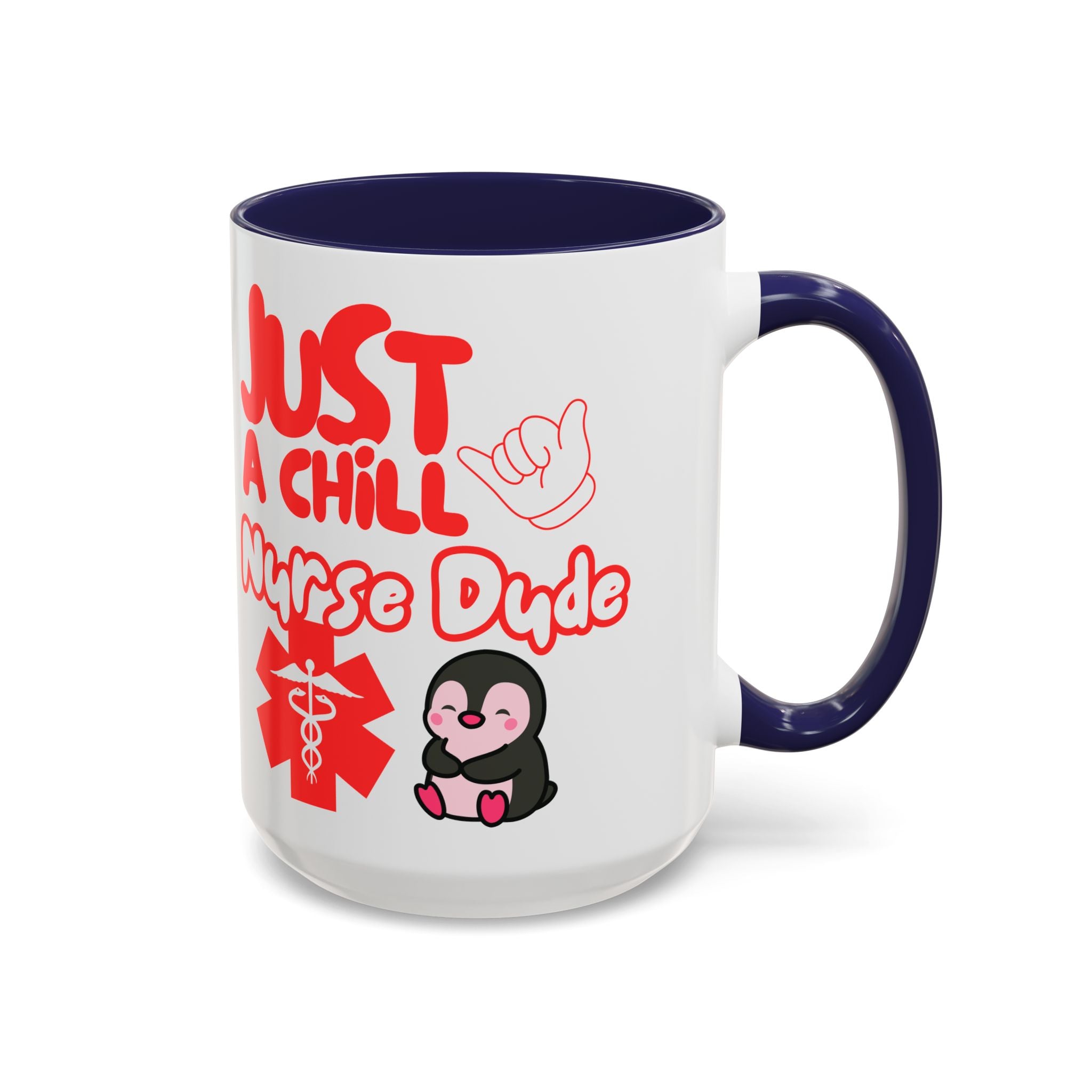 Chill Nurse Dude Insulated Medical Travel Mug 11/15oz(Red|White)Travel Mug For Medical Professionals| Healthcare Travel Cup For Men|