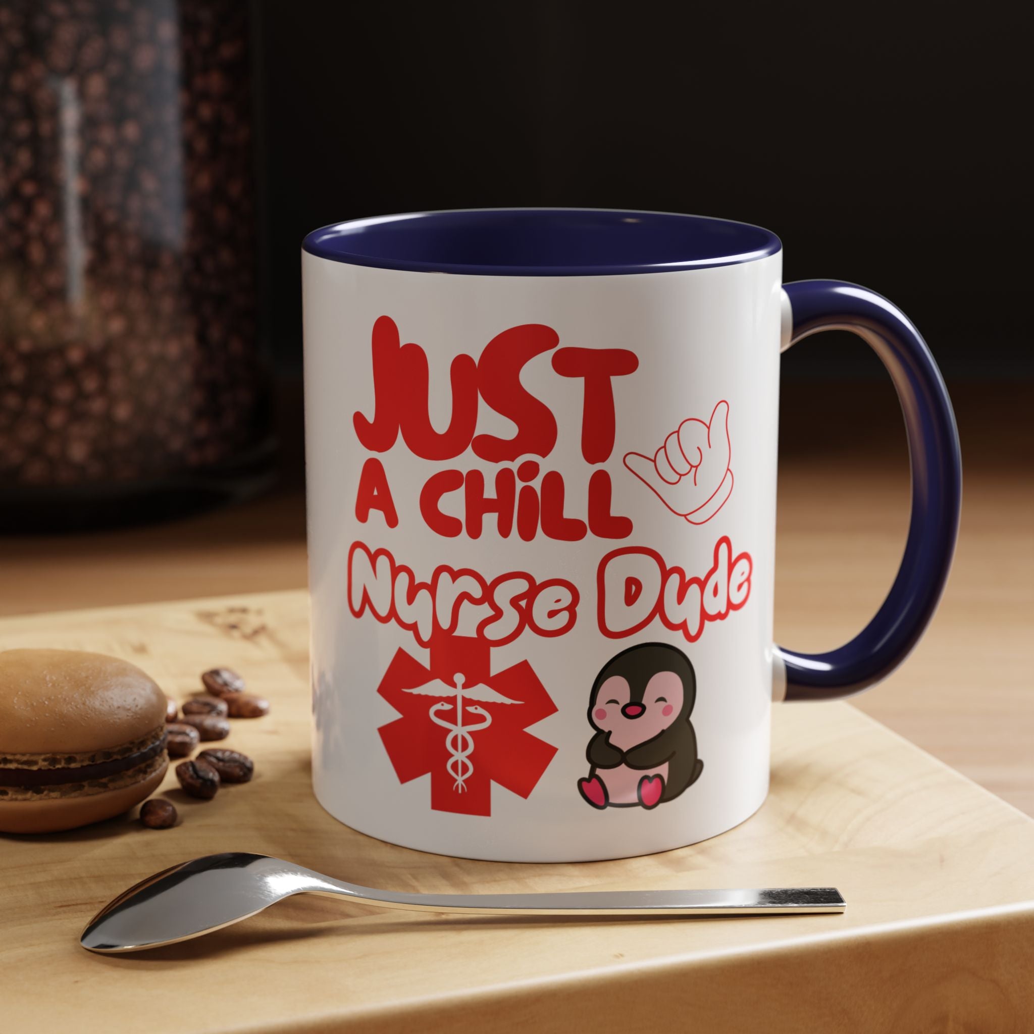 Chill Nurse Dude Insulated Medical Travel Mug 11/15oz(Red|White)Travel Mug For Medical Professionals| Healthcare Travel Cup For Men|