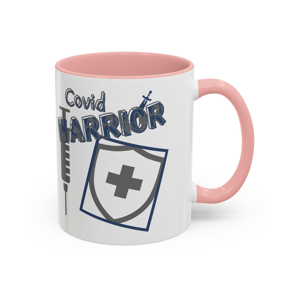 COVID Warrior Coffee Mug | Medical Staff Accent Mug 11/15oz | Work Cup For Frontline Workers |