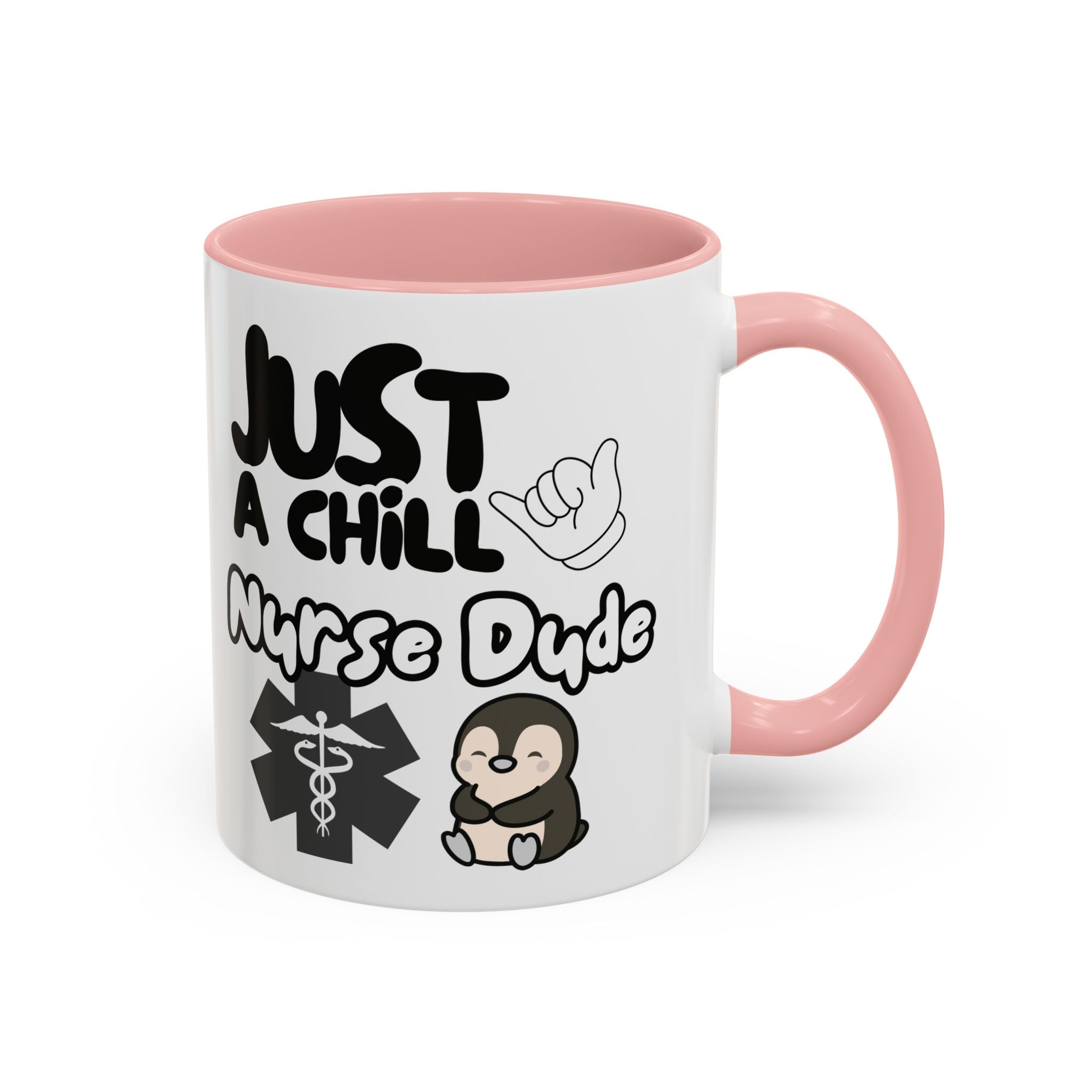 Chill Nurse Dude Insulated Medical Travel Mug 11/15oz(Black|White)Travel Mug For Medical Professionals| Healthcare Travel Cup For Men|