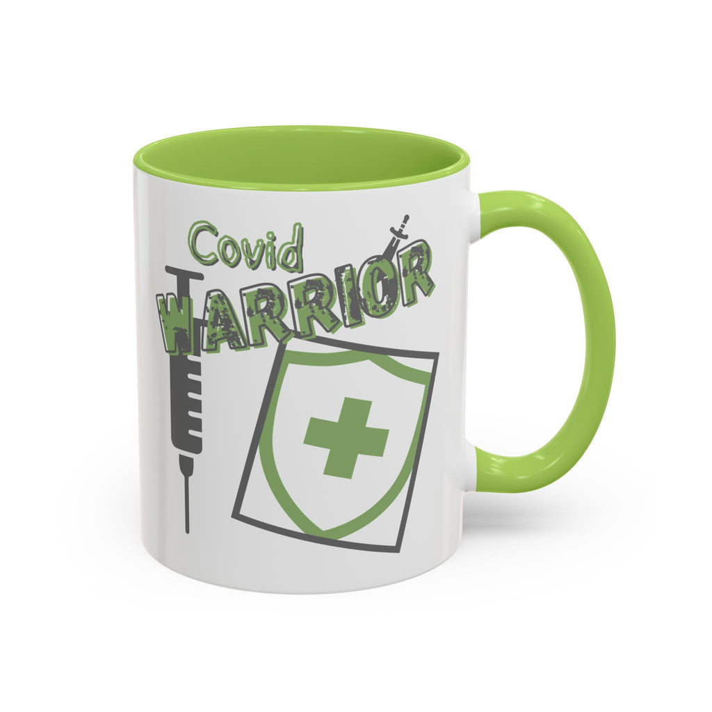 COVID Warrior Coffee Mug |Medical Staff Accent Mug 11/15 oz | Hospital Work Cup |