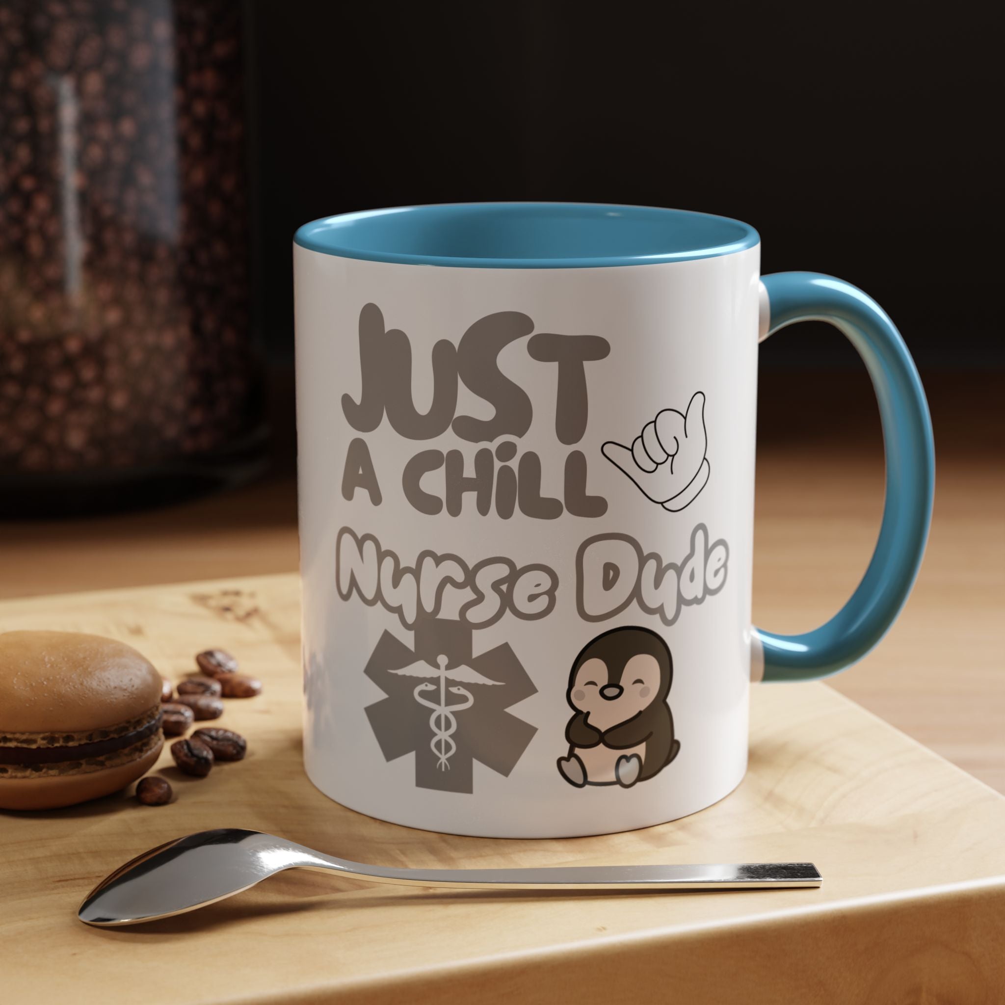 Chill Nurse Dude Insulated Medical Travel Mug 11/15oz(Grey|White)Travel Mug For Medical Professionals| Healthcare Travel Cup For Men|