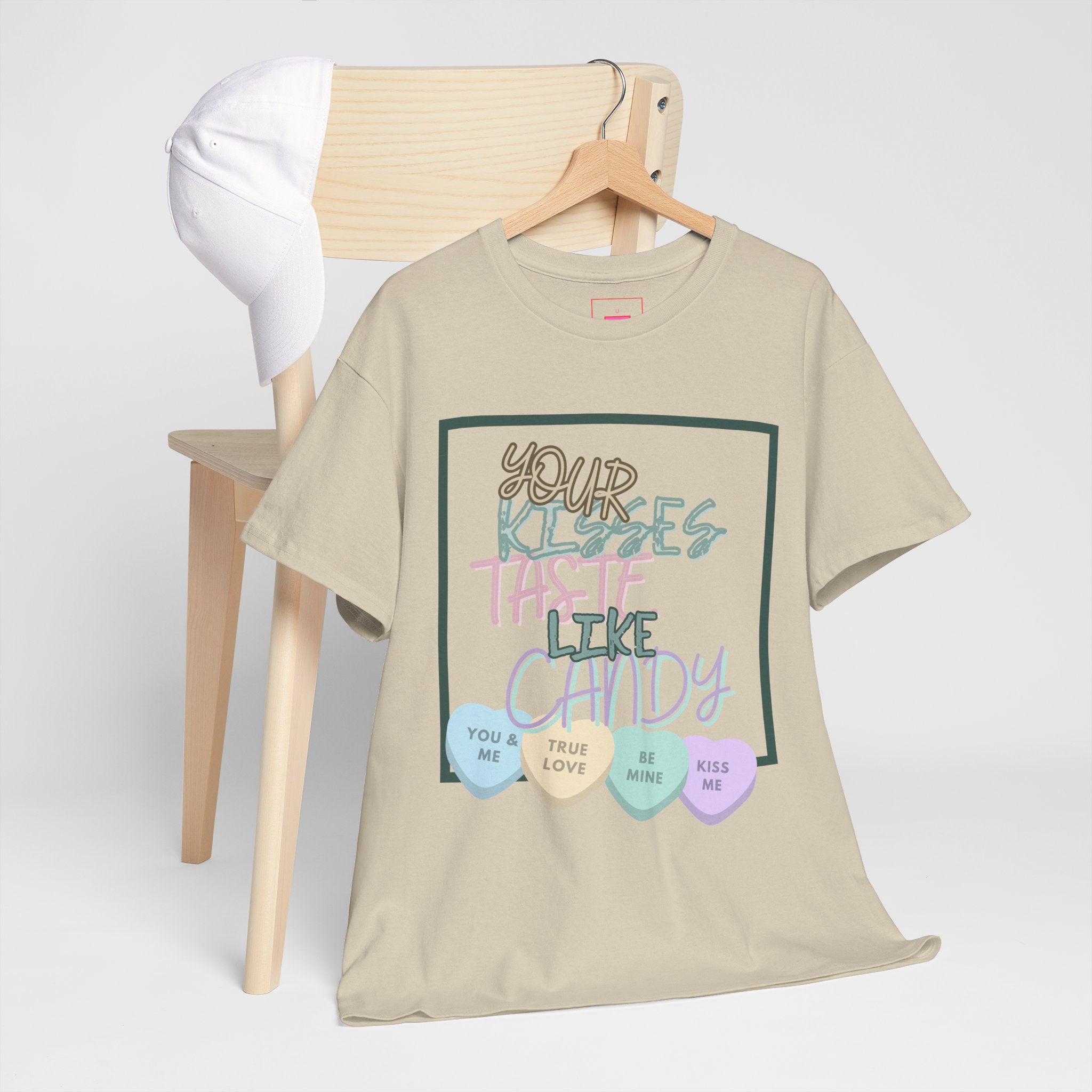 Candy Kisses Valentine's Day T Shirt | Heart T Shirt | Candy Heart Shirt | Valentines Tee