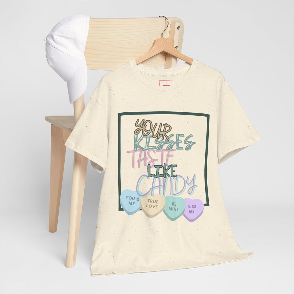 Candy Kisses Valentine's Day T Shirt | Heart T Shirt | Candy Heart Shirt | Valentines Tee