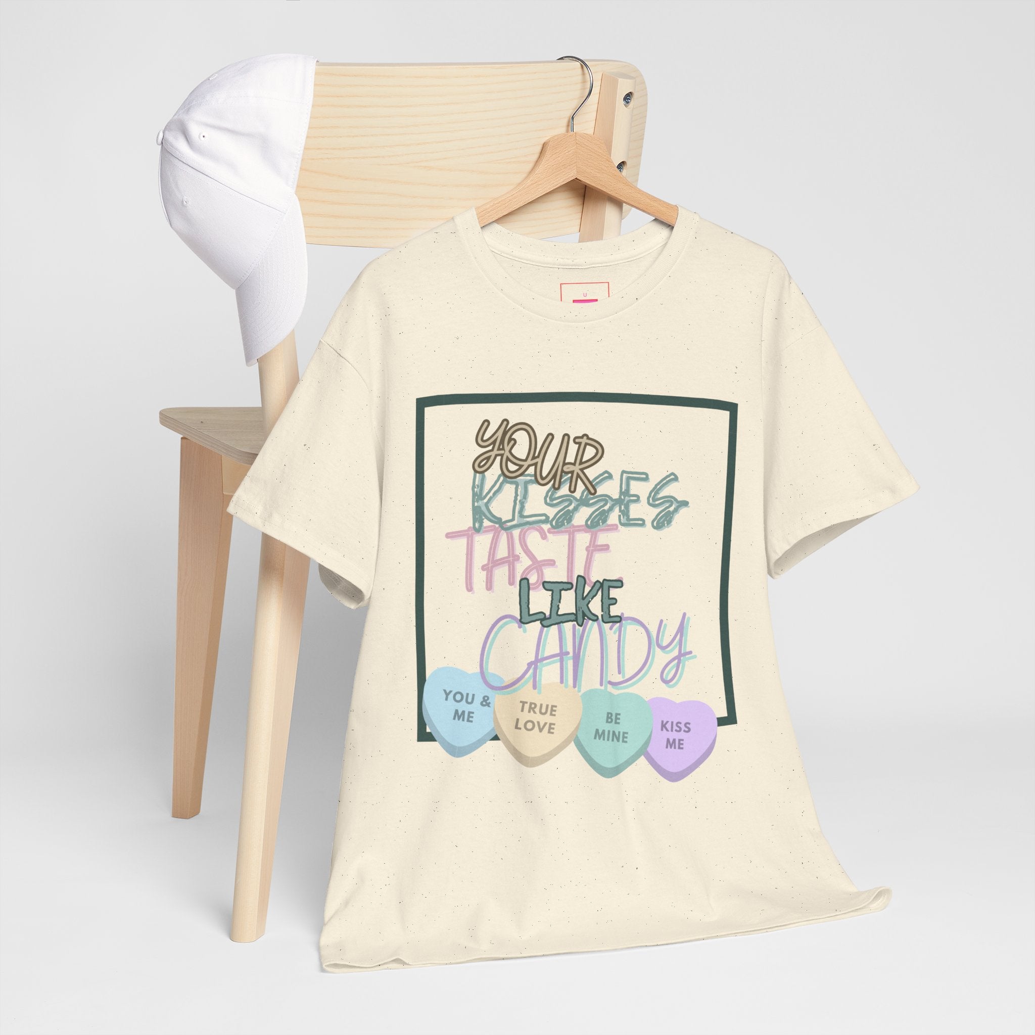 Candy Kisses Valentine's Day T Shirt | Heart T Shirt | Candy Heart Shirt | Valentines Tee