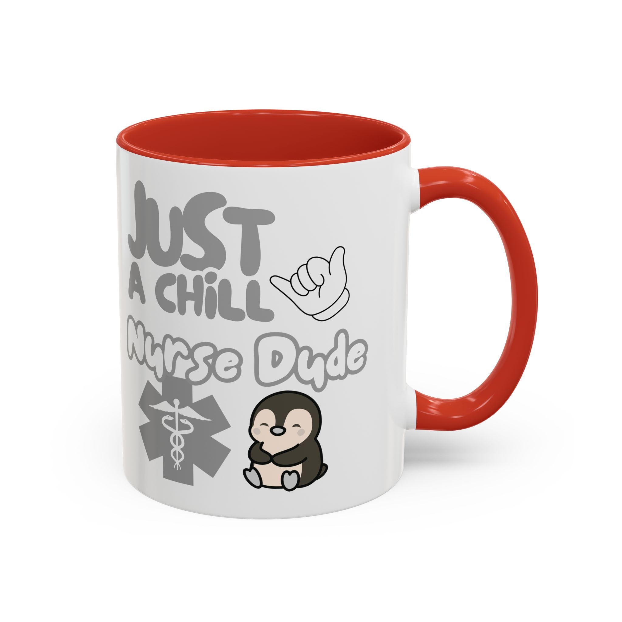 Chill Nurse Dude Insulated Medical Travel Mug 11/15oz(Grey|White)Travel Mug For Medical Professionals| Healthcare Travel Cup For Men|