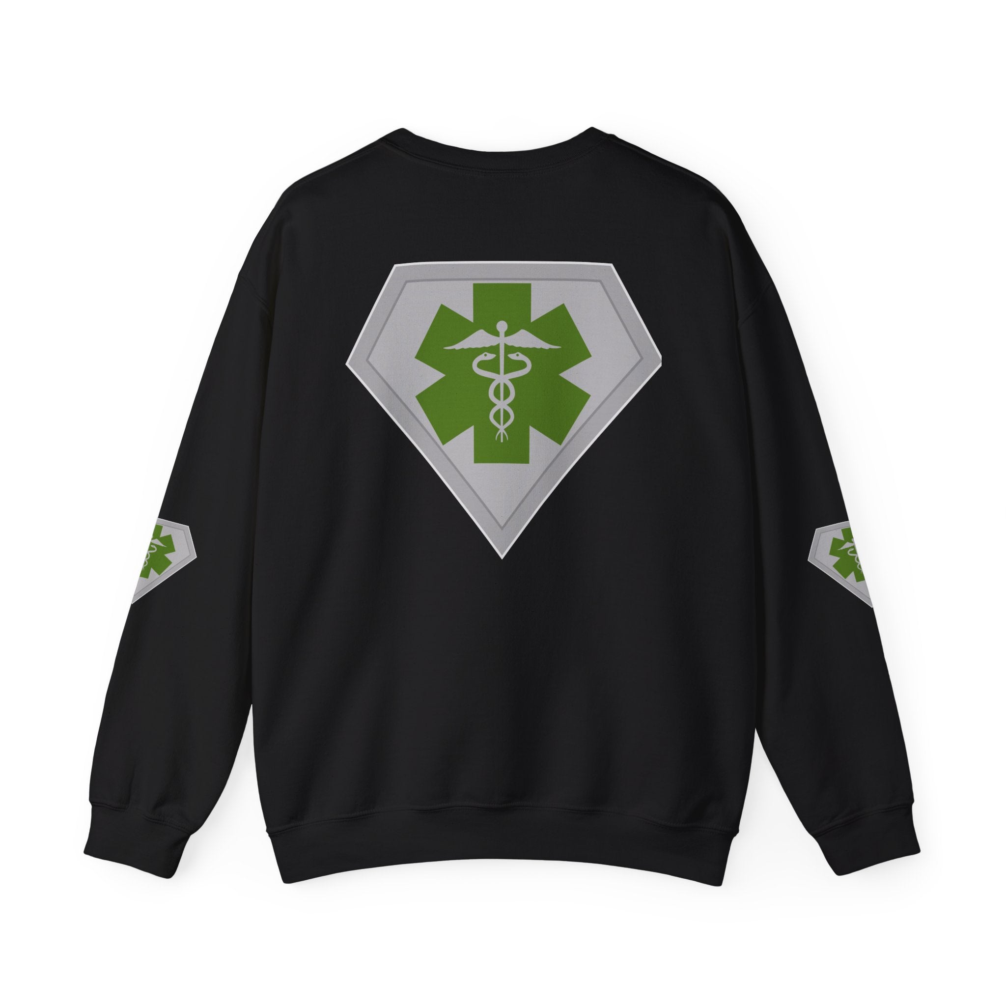 Healthcare Hero Sweatshirt(Matt Green|White) |  Medical Staff Appreciation Crewneck | Frontline Sweatshirt | EMS Sweater |