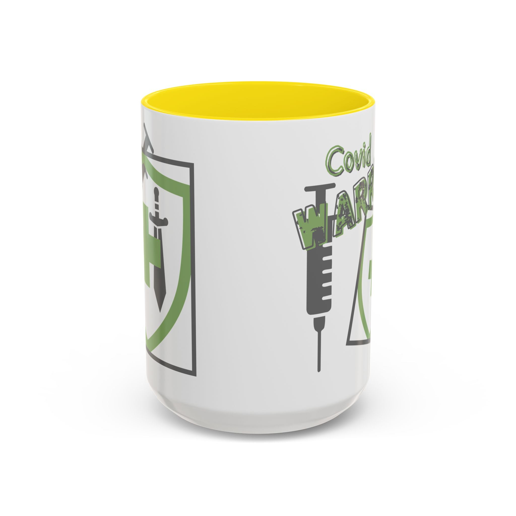 COVID Warrior Coffee Mug |Medical Staff Accent Mug 11/15 oz | Hospital Work Cup |