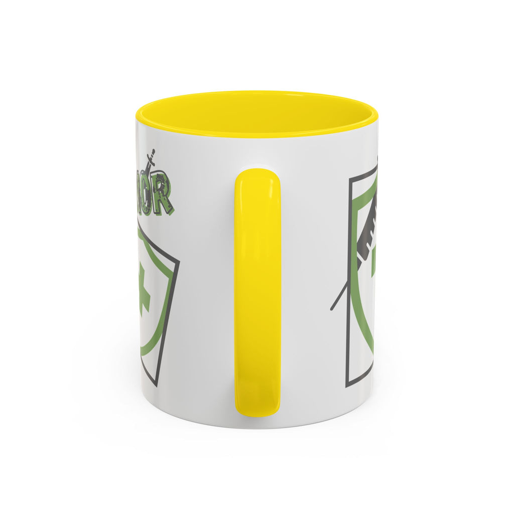 COVID Warrior Coffee Mug |Medical Staff Accent Mug 11/15 oz | Hospital Work Cup |