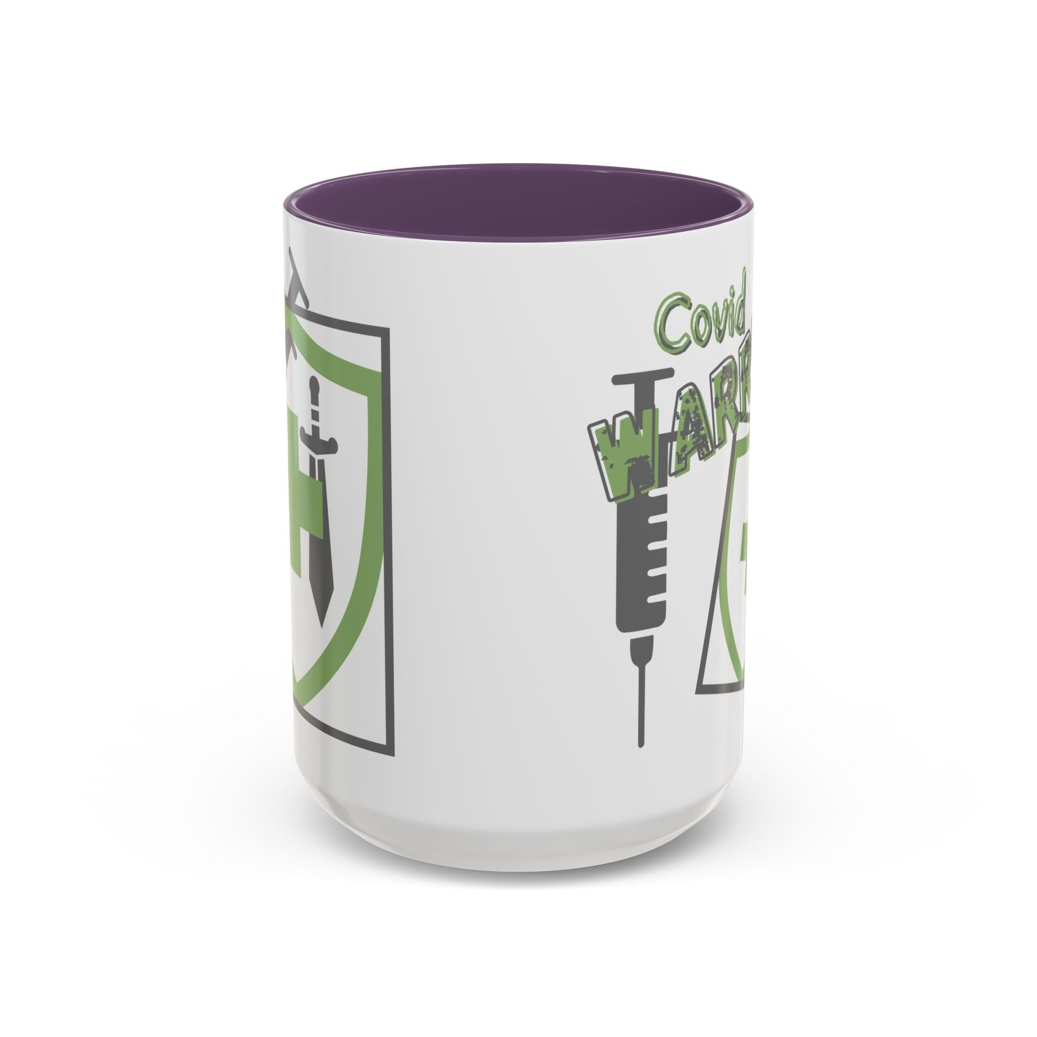 COVID Warrior Coffee Mug |Medical Staff Accent Mug 11/15 oz | Hospital Work Cup |