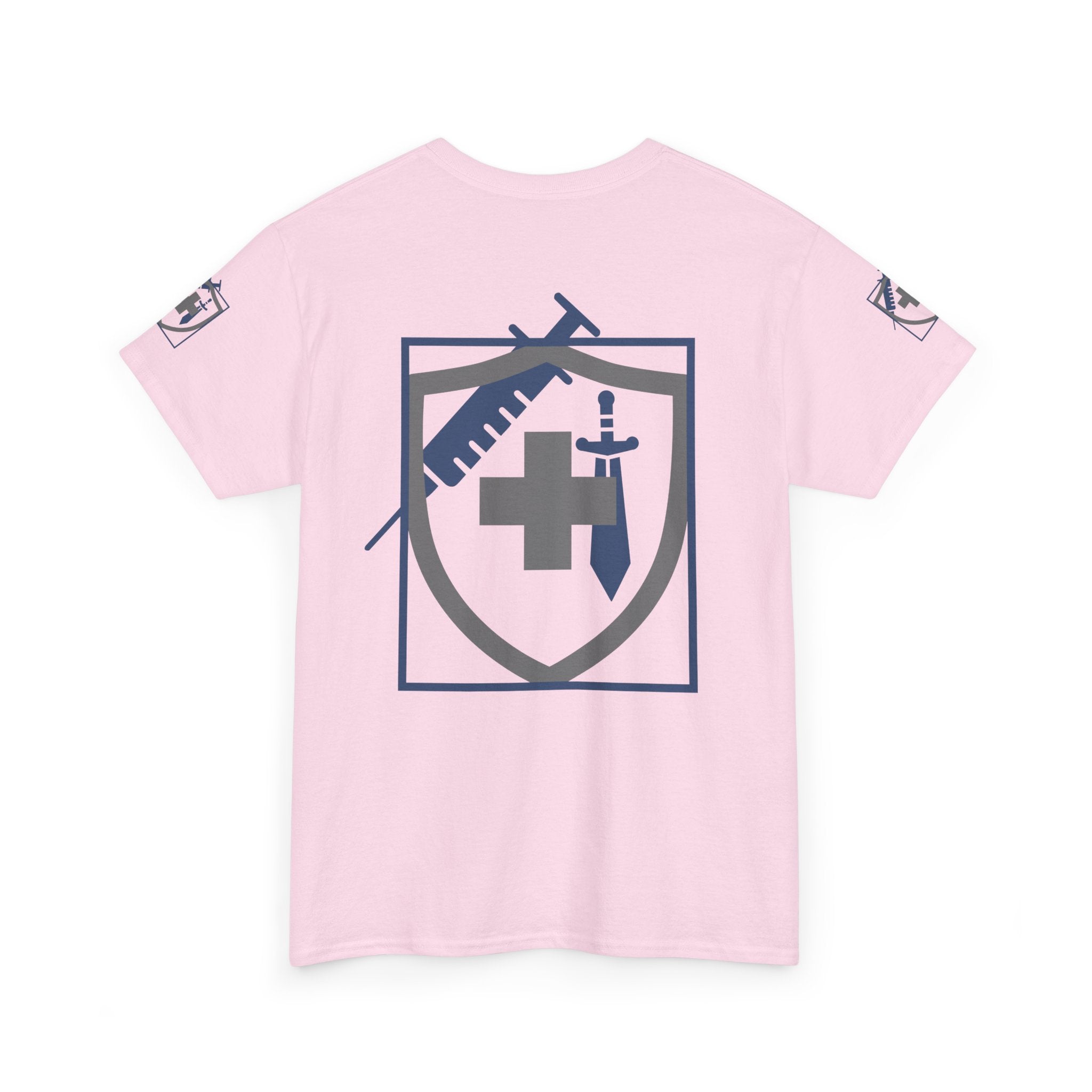 COVID Warrior Nurse & EMS T-Shirt(Blue|Grey) | Medical Staff Tribute Tee | EMS Casual Tee |