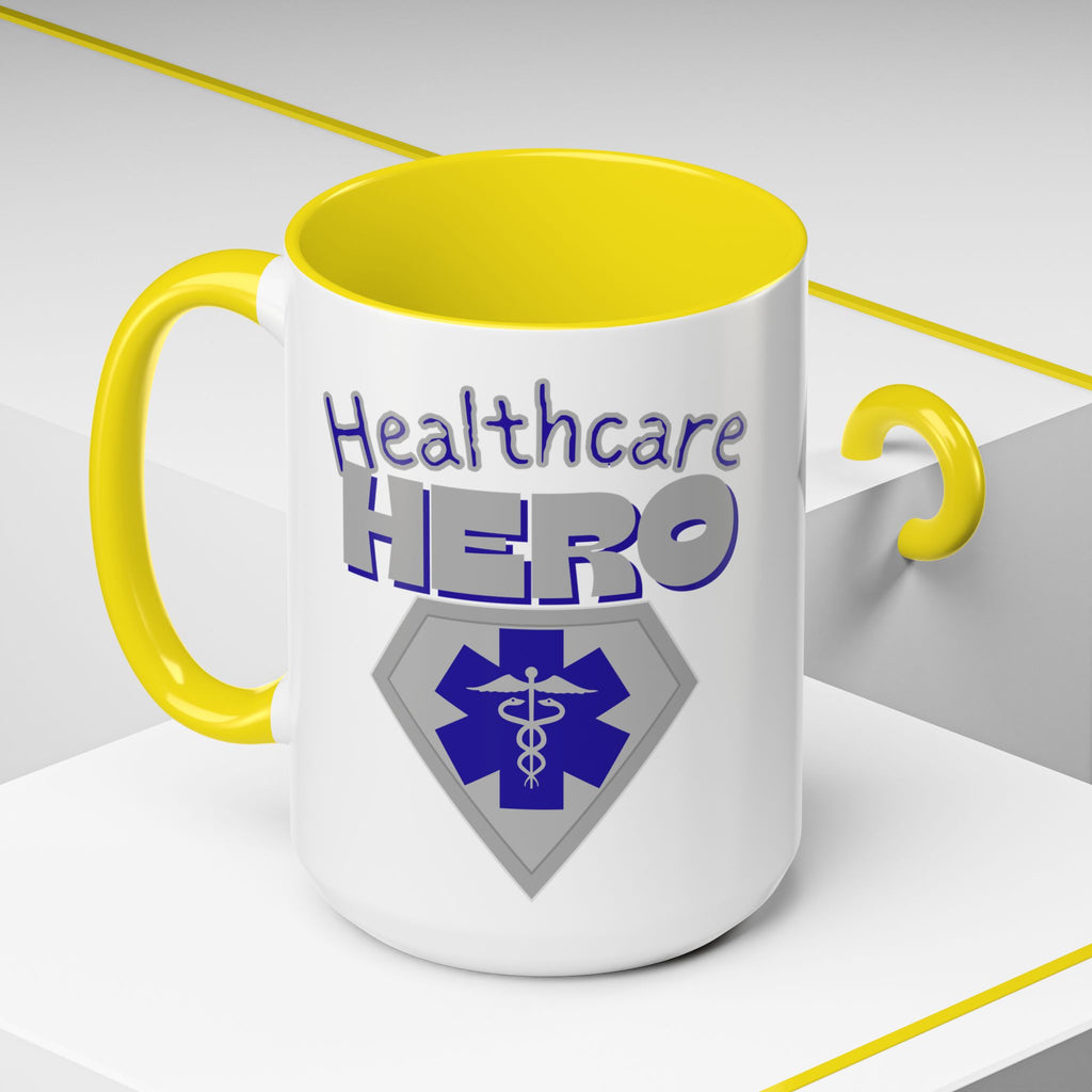 Healthcare Hero Coffee Mug | EMS Accent Mug (11/15oz)| Work Mug For Medical Workers|