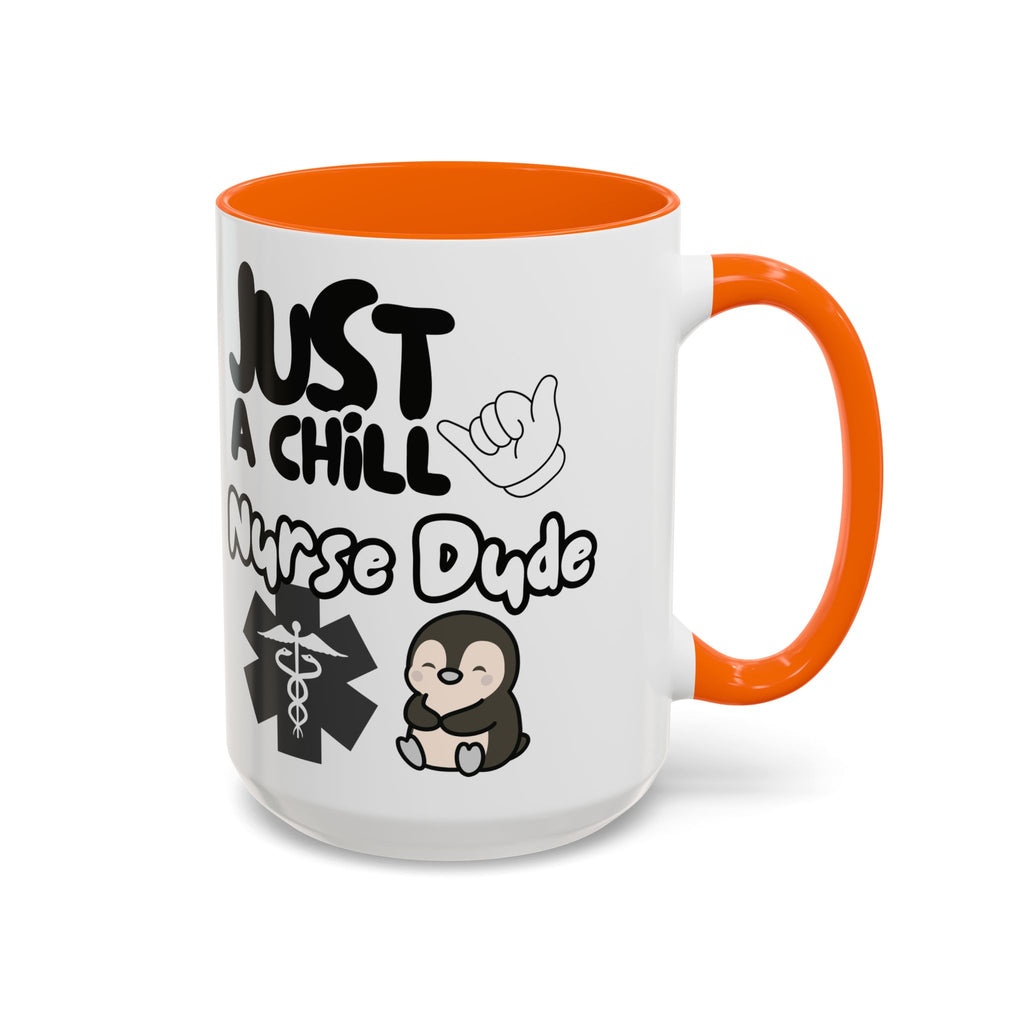 Chill Nurse Dude Insulated Medical Travel Mug 11/15oz(Black|White)Travel Mug For Medical Professionals| Healthcare Travel Cup For Men|