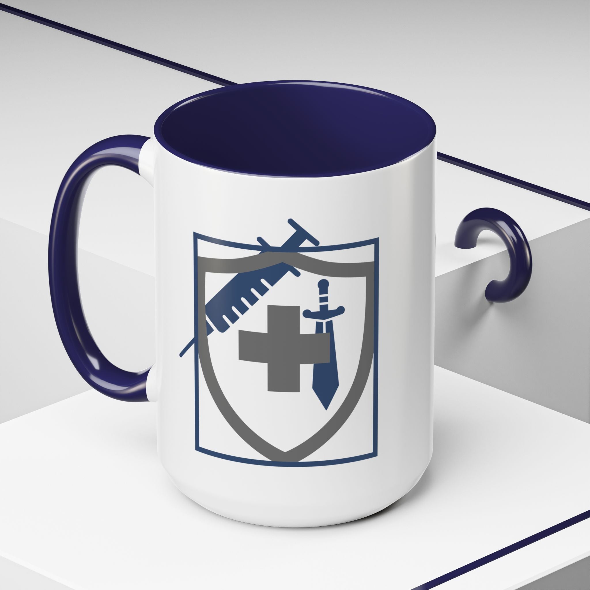 COVID Warrior Coffee Mug | Medical Staff Accent Mug 11/15oz | Work Cup For Frontline Workers |