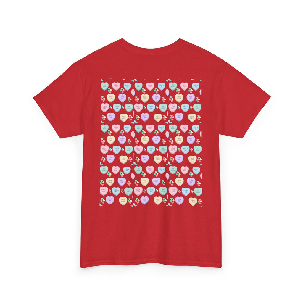 Candy Kisses Valentine's Day T Shirt | Heart T Shirt | Candy Heart Shirt | Valentines Tee