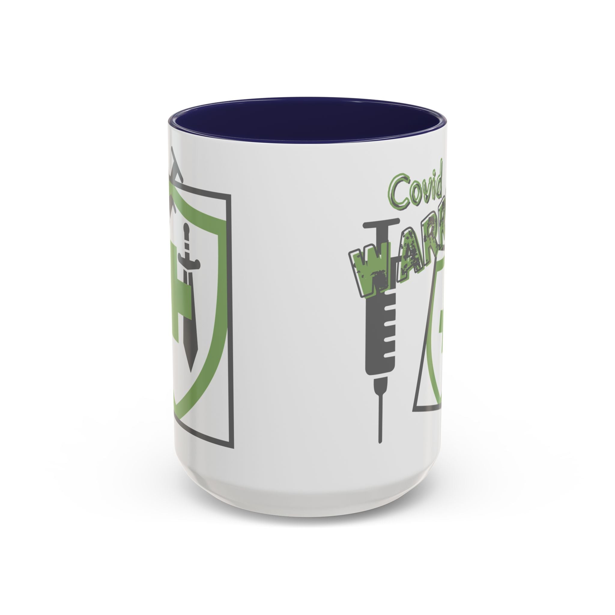 COVID Warrior Coffee Mug |Medical Staff Accent Mug 11/15 oz | Hospital Work Cup |
