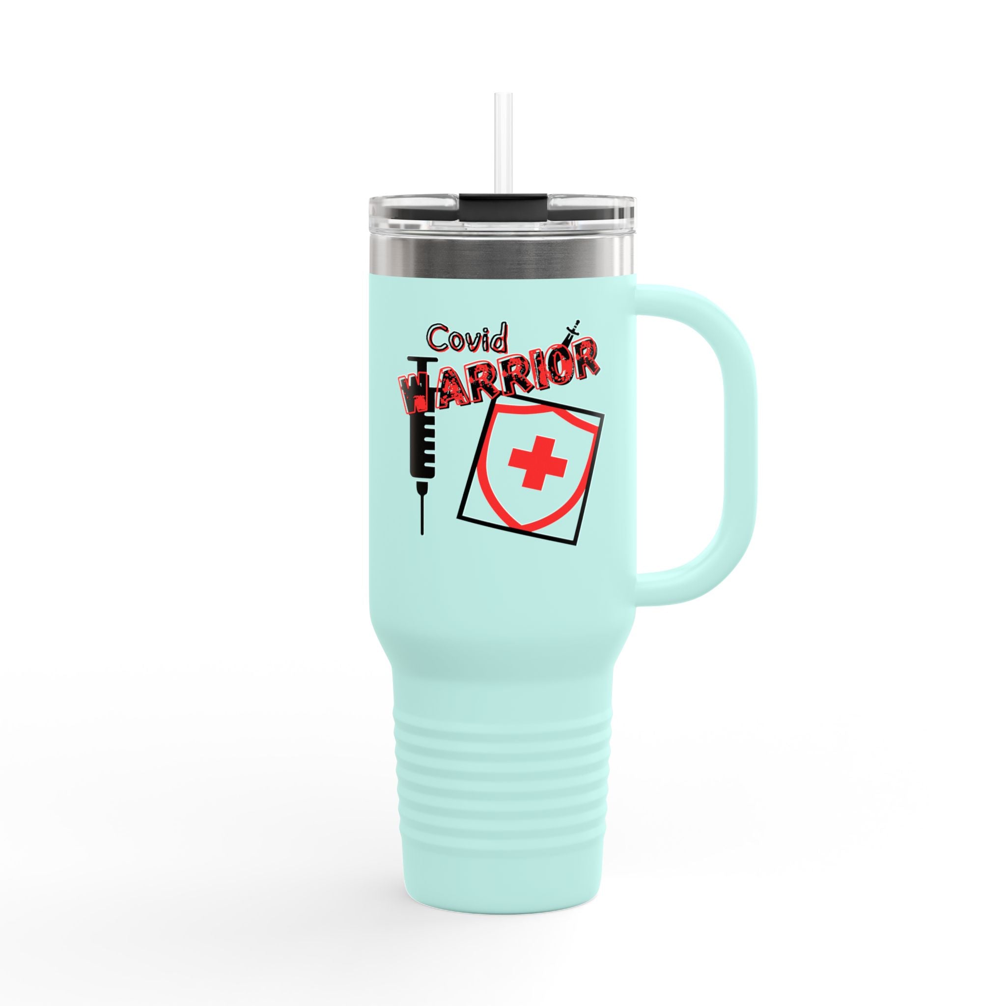 COVID Warrior Insulated Travel Mug | Travel Mug for Nurses | EMS Travel Tumbler |