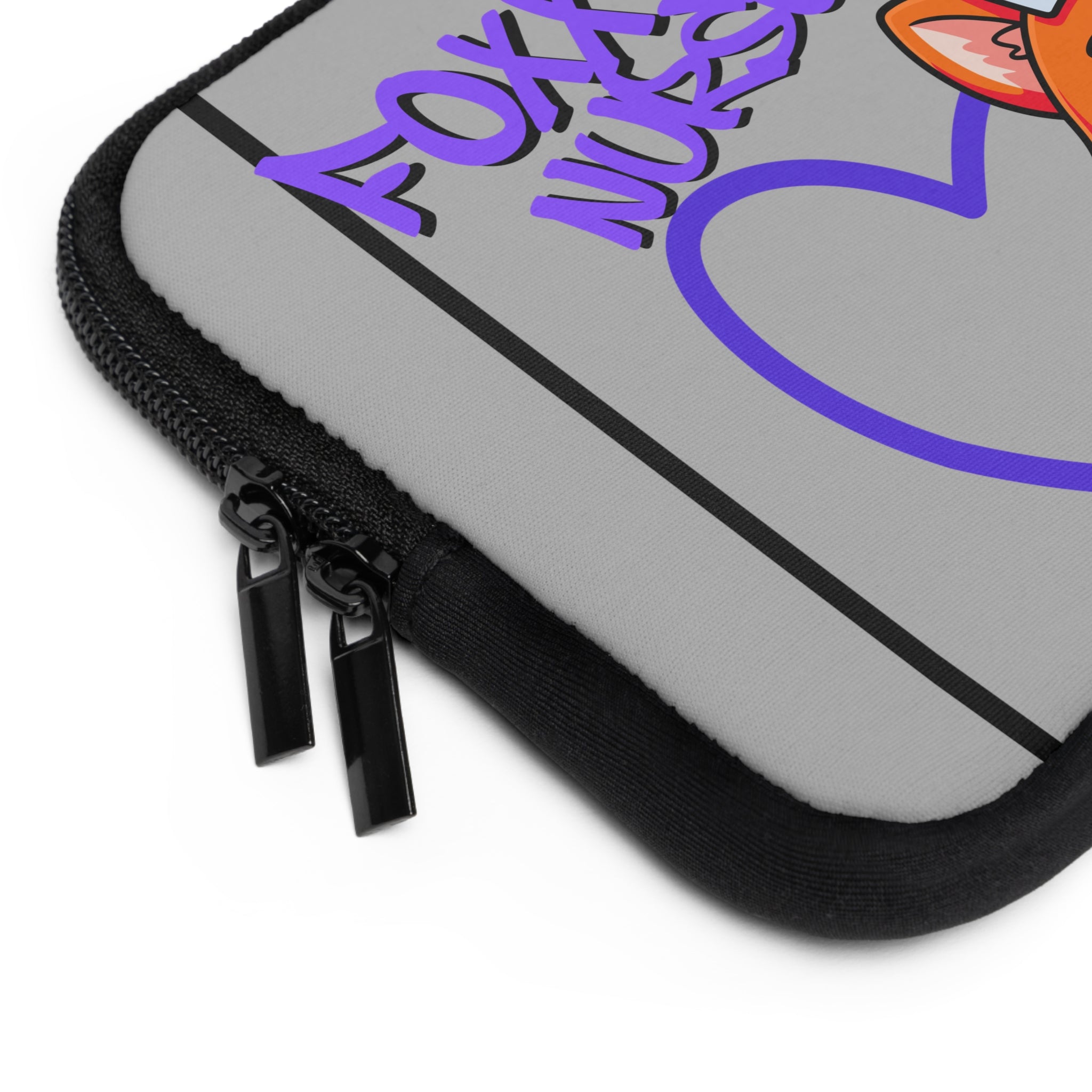 Foxxy Nurse Laptop Sleeve(Purple|Grey|)|Laptop/Tablet Case for Nurses & Doctors| Tablet Sleeve For Medical Workers |Medical Symbol Protective Case for Nurses & EMTs