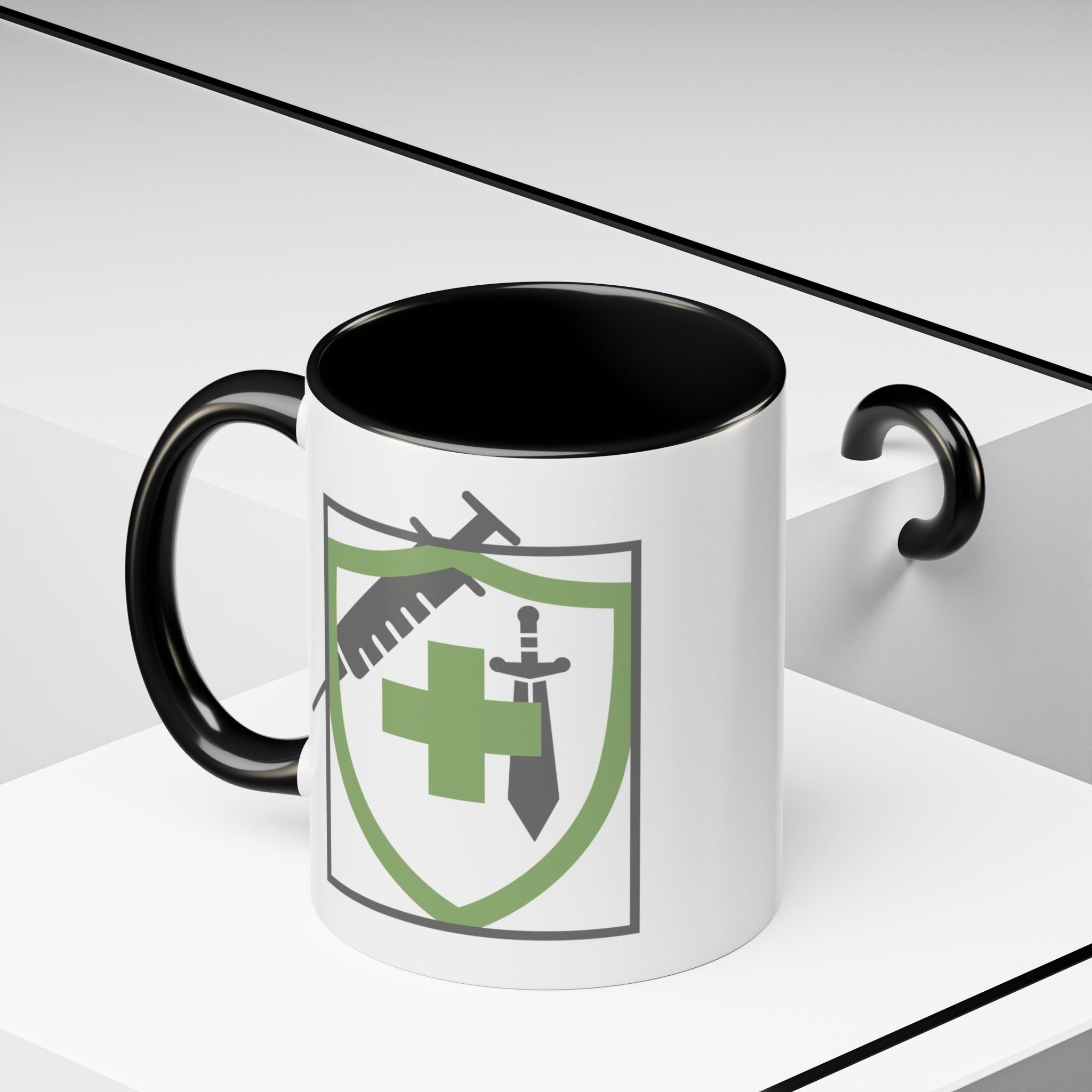 COVID Warrior Coffee Mug |Medical Staff Accent Mug 11/15 oz | Hospital Work Cup |