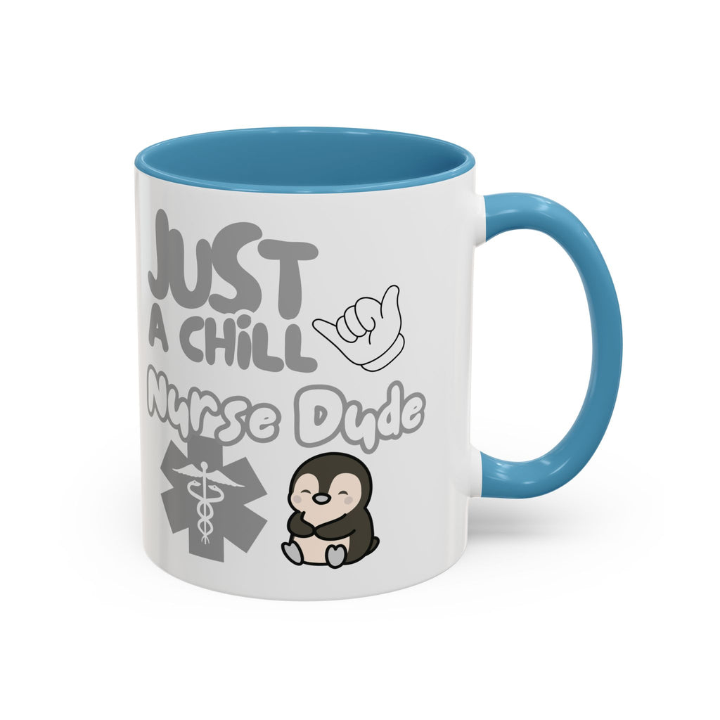 Chill Nurse Dude Insulated Medical Travel Mug 11/15oz(Grey|White)Travel Mug For Medical Professionals| Healthcare Travel Cup For Men|