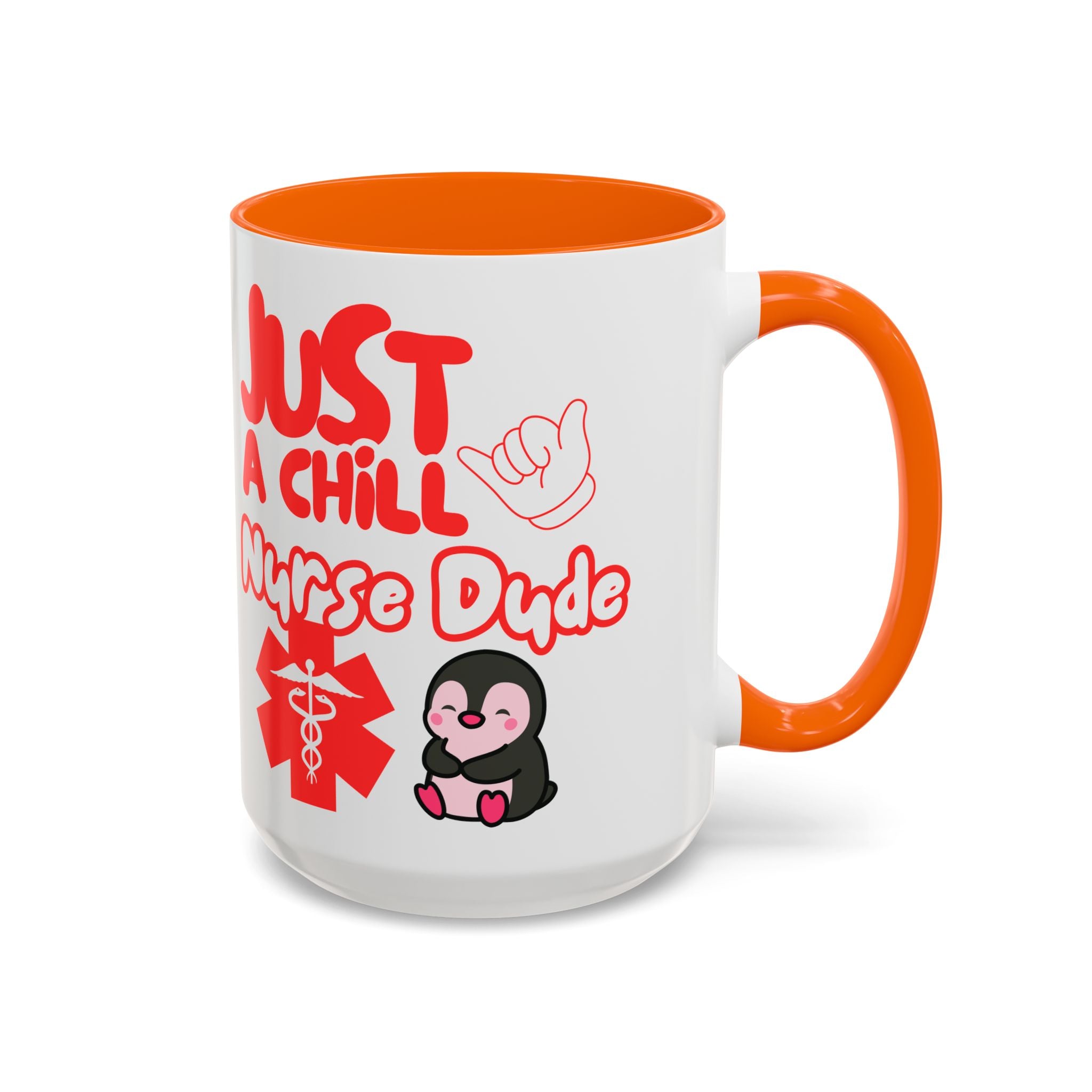 Chill Nurse Dude Insulated Medical Travel Mug 11/15oz(Red|White)Travel Mug For Medical Professionals| Healthcare Travel Cup For Men|