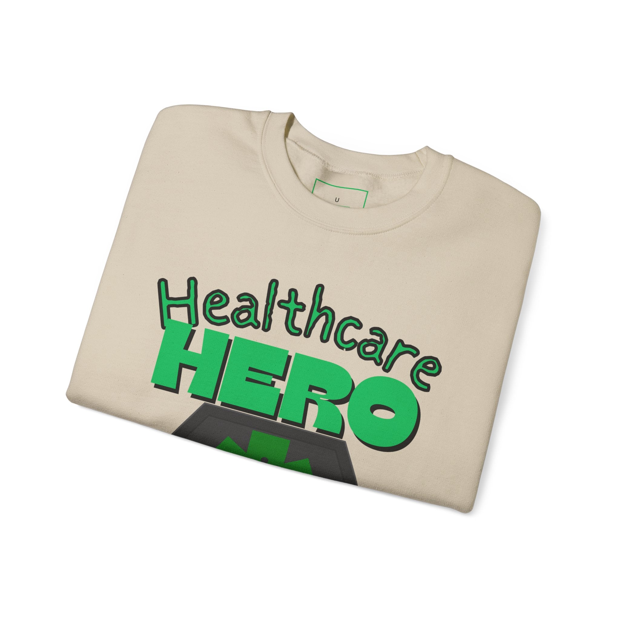 Healthcare Hero St Patrick's Day Sweatshirt| Medical Staff Appreciation Crewneck | Frontline Sweatshirt | EMS Sweater |