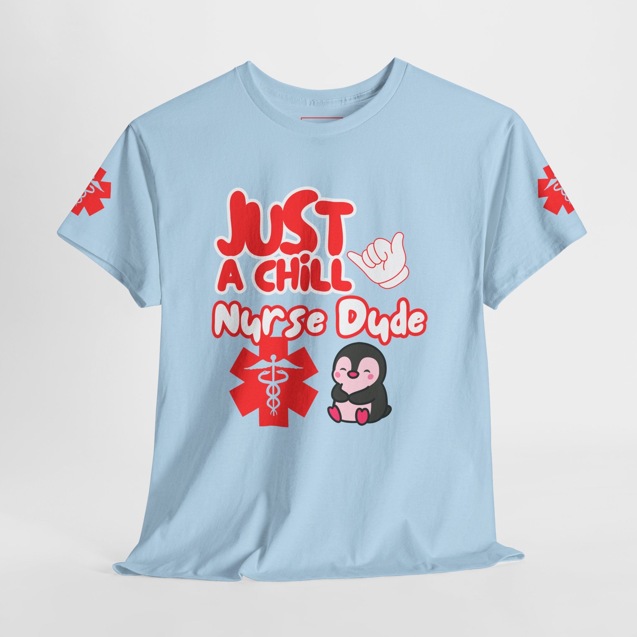 Chill Nurse Dude Medical T-Shirt | Cool EMT Medical Tee| Men's Medical Shirt |