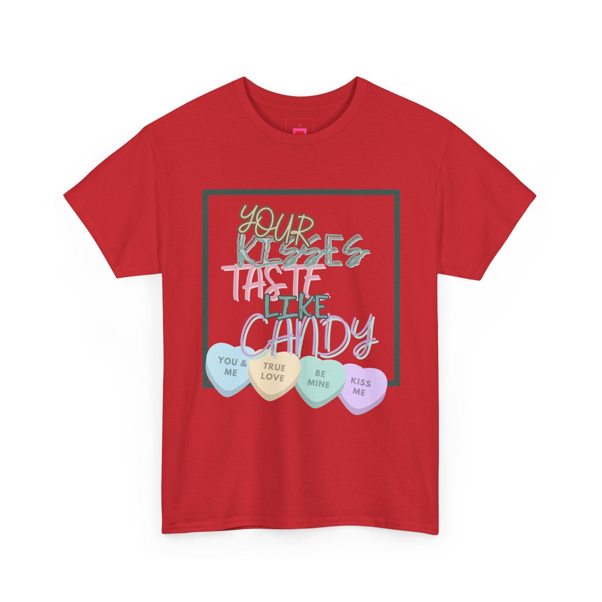Candy Kisses Valentine's Day T Shirt | Heart T Shirt | Candy Heart Shirt | Valentines Tee