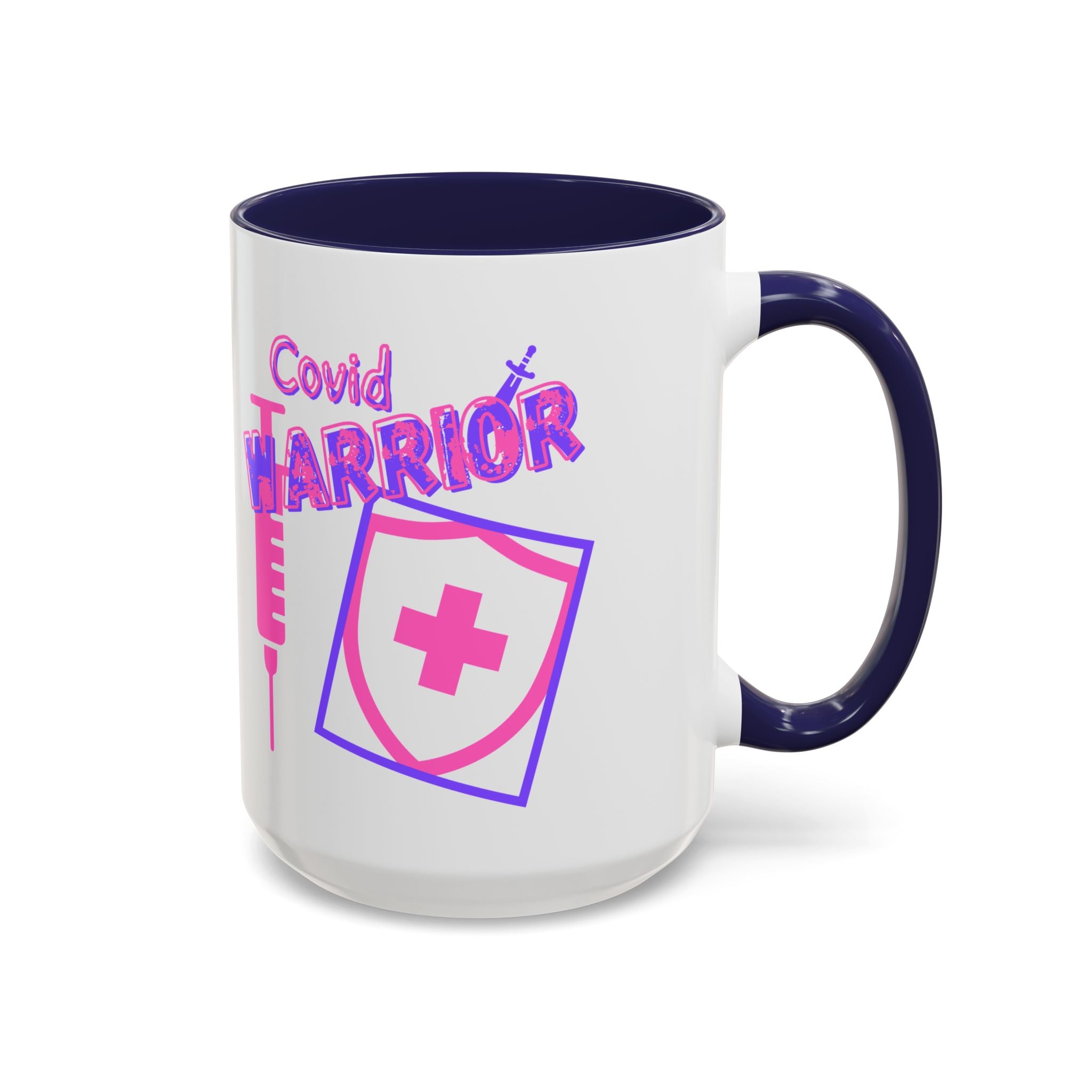 COVID Warrior Coffee Mug |  Accent Mug For Medical Staff | Work Cup for Nurses| Medical Work Mug |