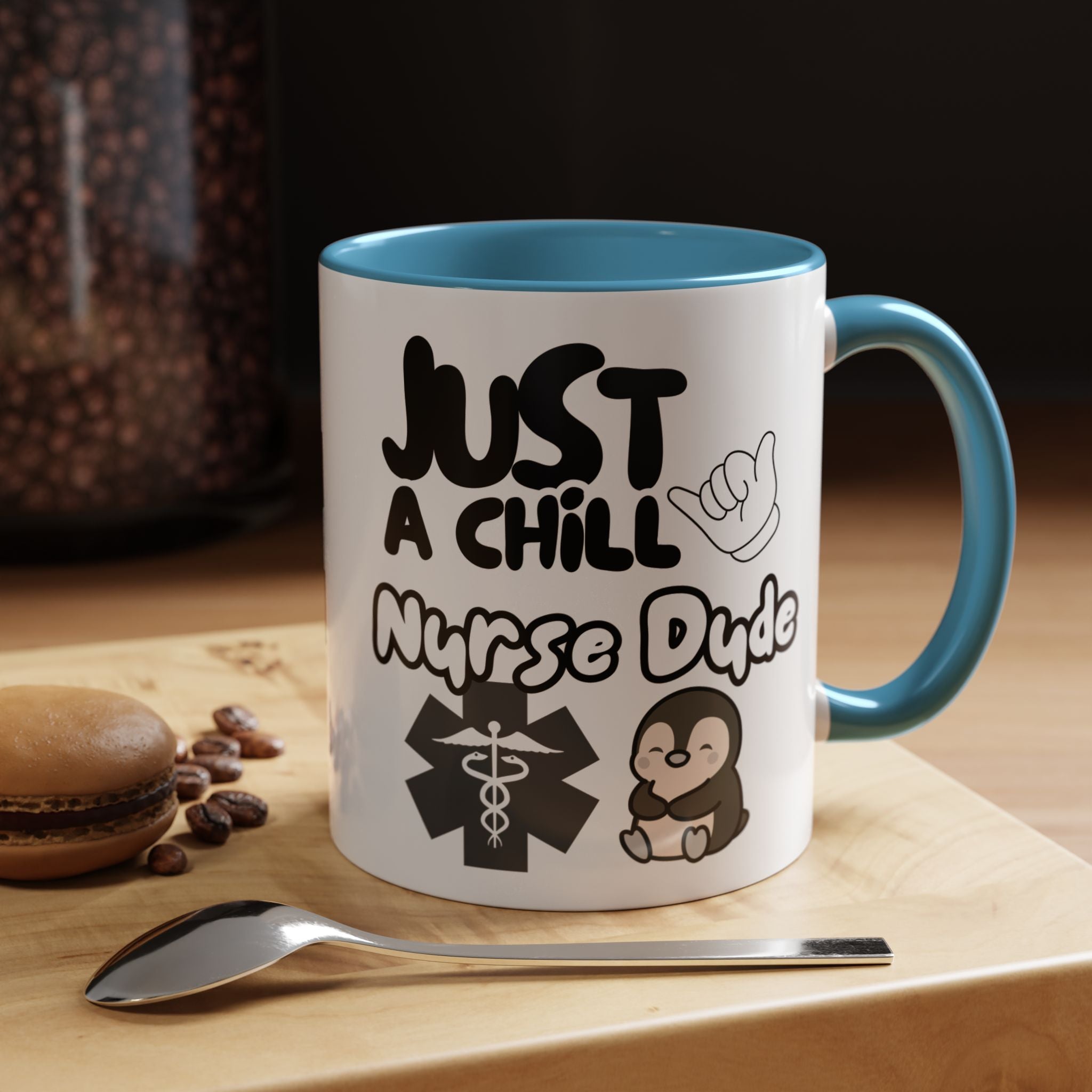 Chill Nurse Dude Insulated Medical Travel Mug 11/15oz(Black|White)Travel Mug For Medical Professionals| Healthcare Travel Cup For Men|