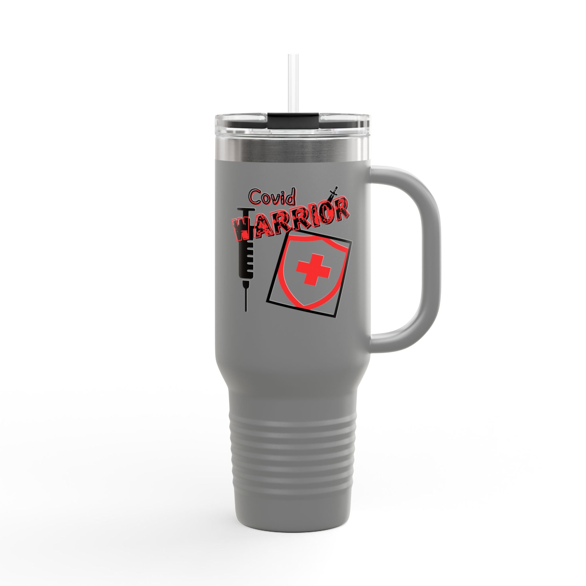 COVID Warrior Insulated Travel Mug | Travel Mug for Nurses | EMS Travel Tumbler |