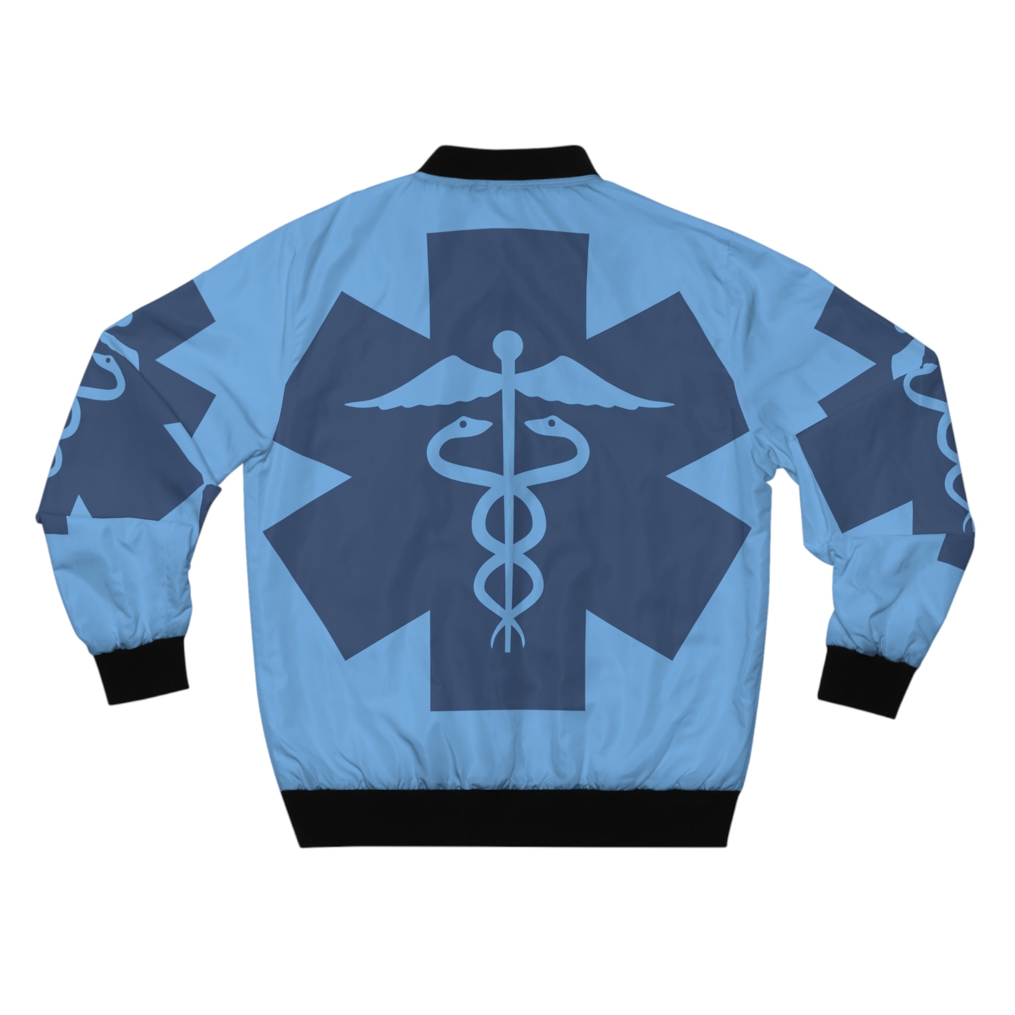 Chill Nurse Dude Medical Bomber Jacket(Blue|White|Light Blue) | Cool EMT Jacket|Healthcare Jacket for Men| Mens Nurse Jacket|Nurse For Him |