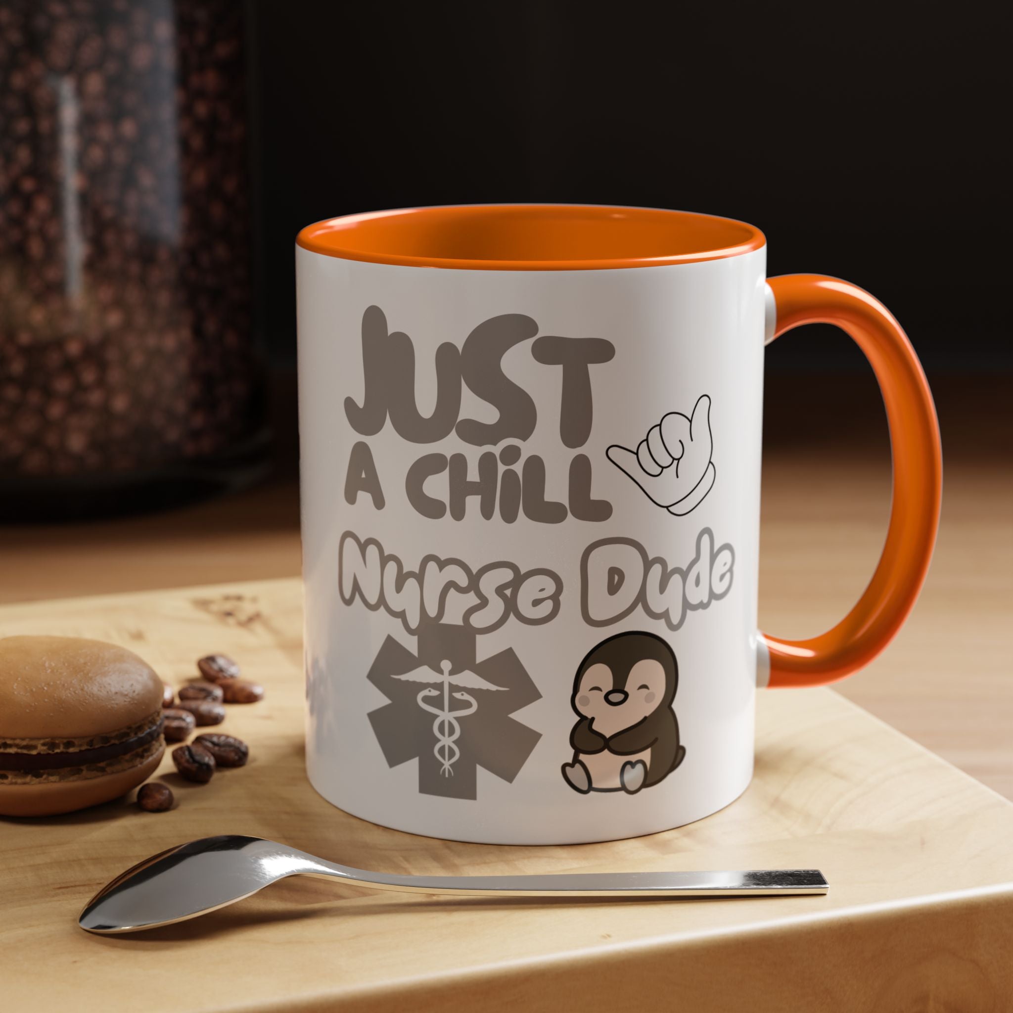 Chill Nurse Dude Insulated Medical Travel Mug 11/15oz(Grey|White)Travel Mug For Medical Professionals| Healthcare Travel Cup For Men|