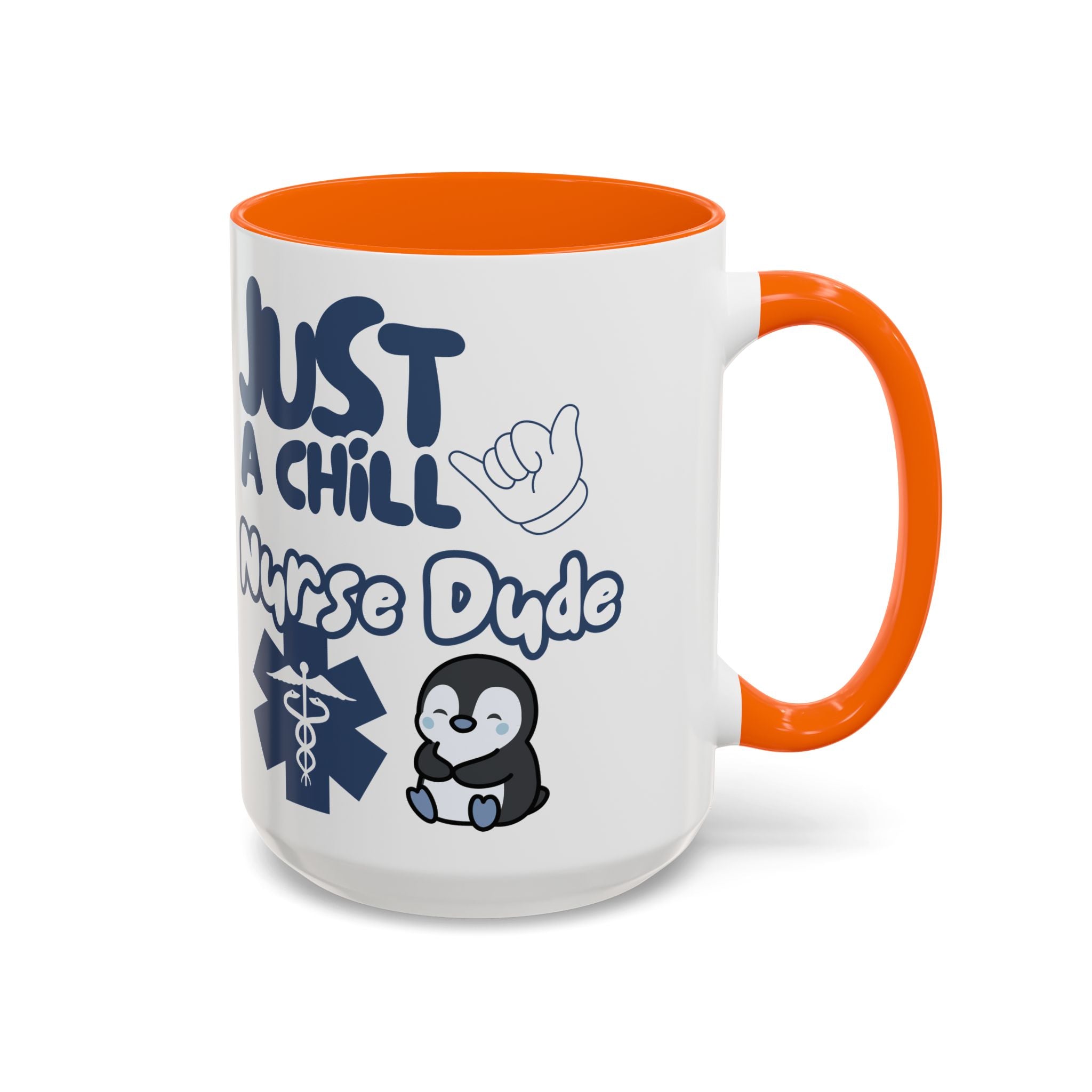 Chill Nurse Dude Insulated Medical Travel Mug 11/15oz(Blue|White)Travel Mug For Medical Professionals| Healthcare Travel Cup For Men|